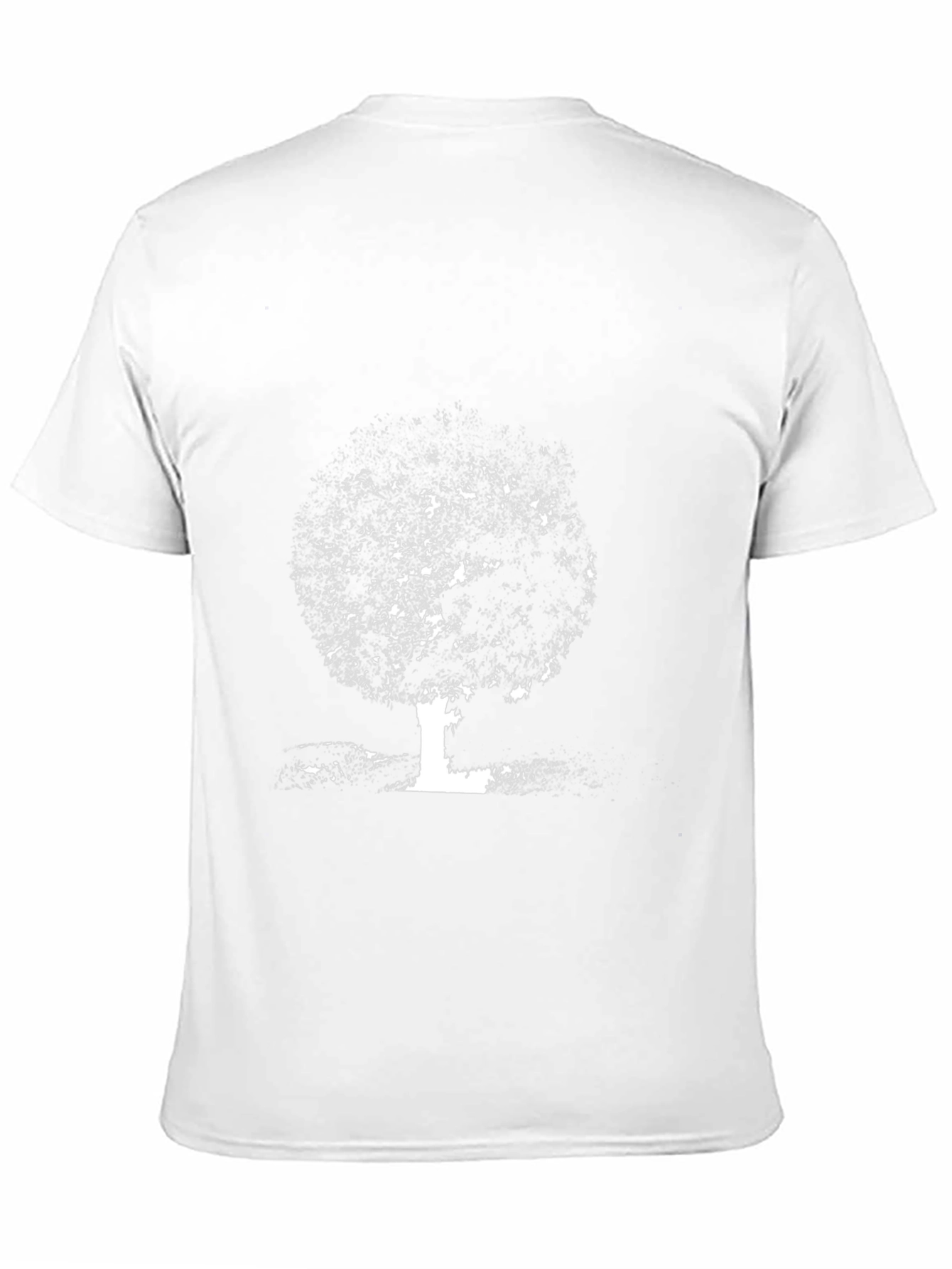 Black T-Shirt with Tree Graphic