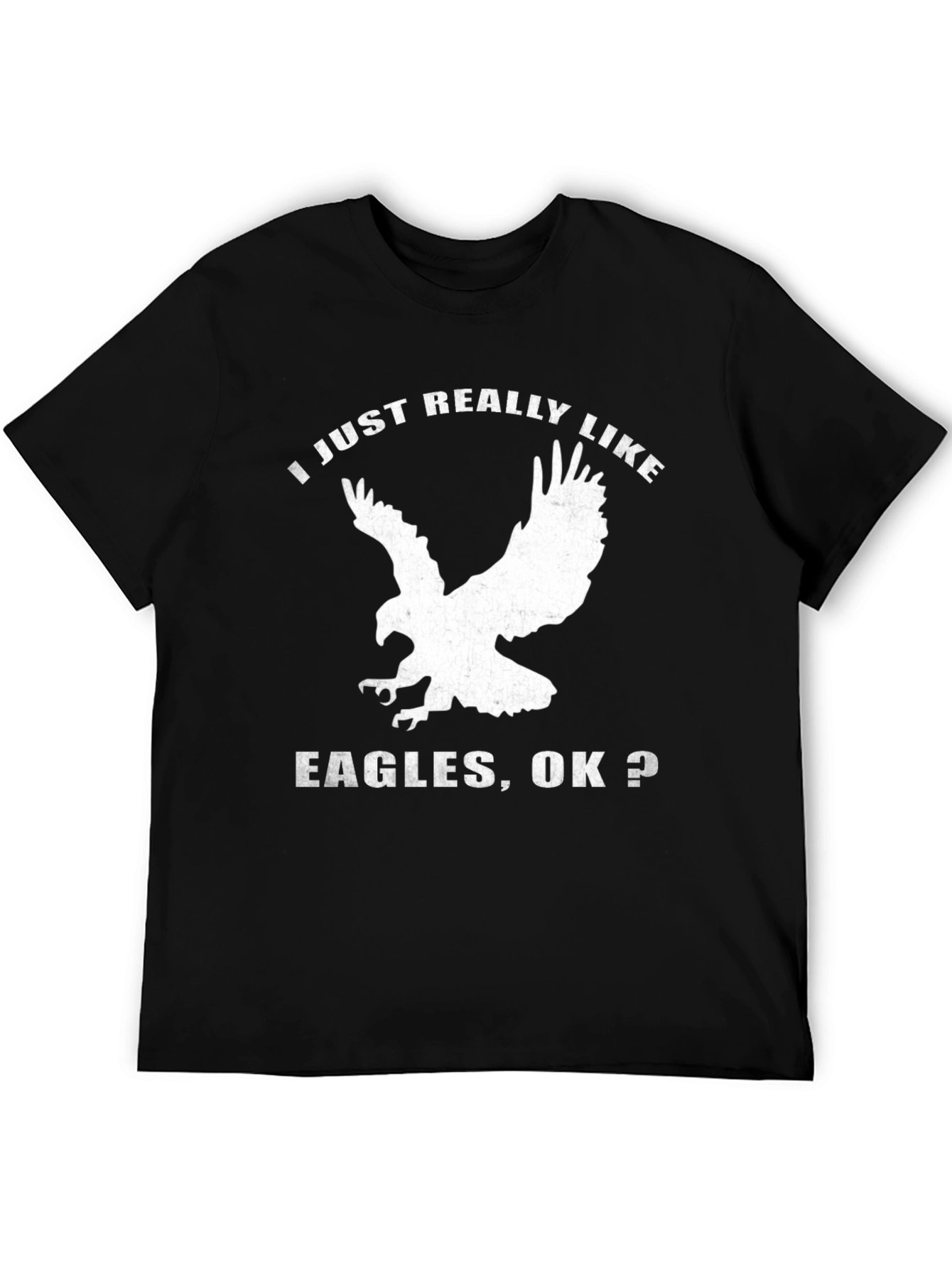 I Just Really Like Eagles T-Shirt - Black