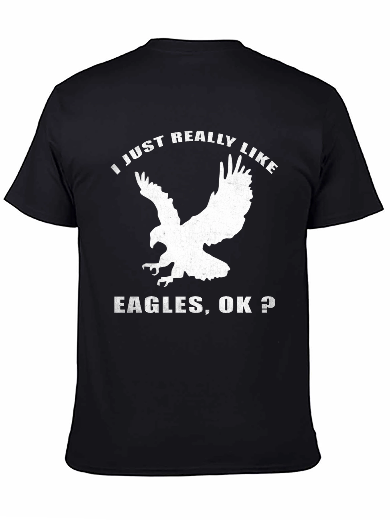 I Just Really Like Eagles T-Shirt - Black