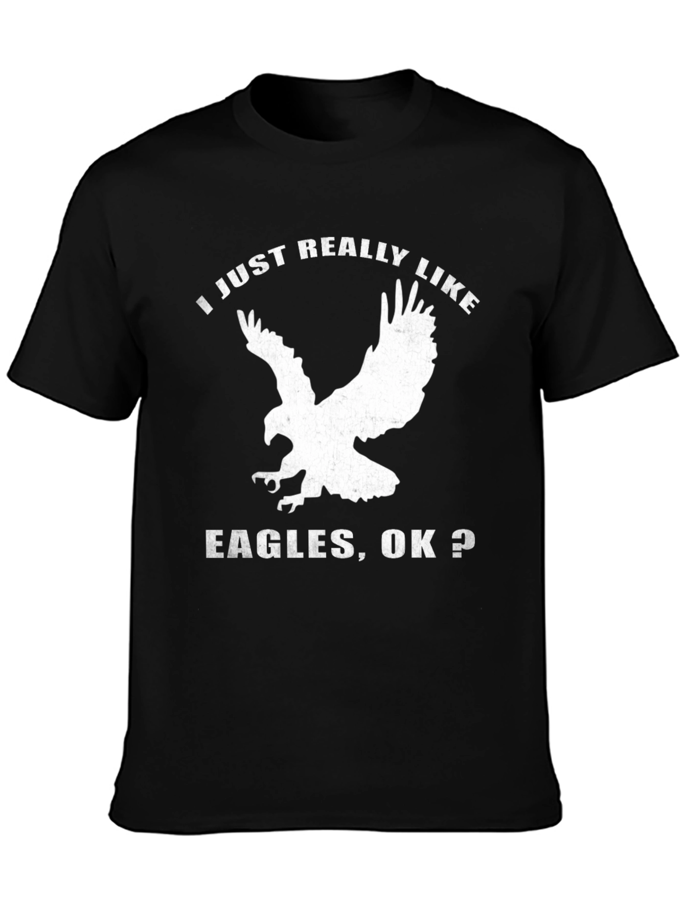 I Just Really Like Eagles T-Shirt - Black
