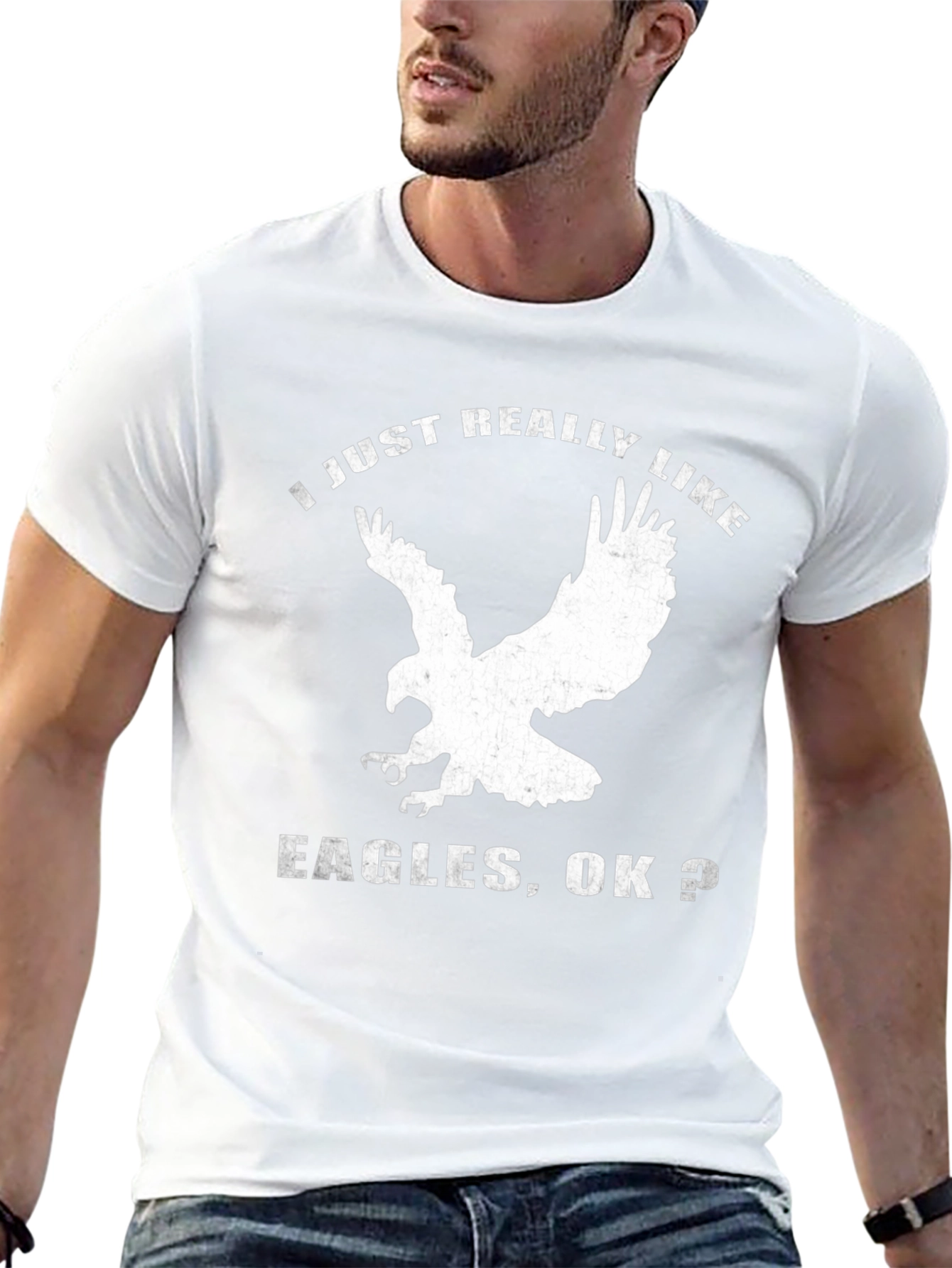 I Just Really Like Eagles T-Shirt - Black