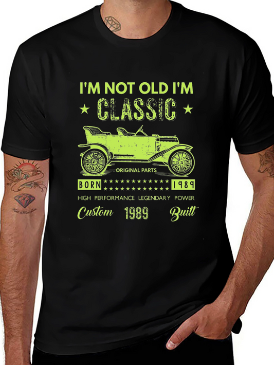 Classic Car T-Shirt - Born 1989