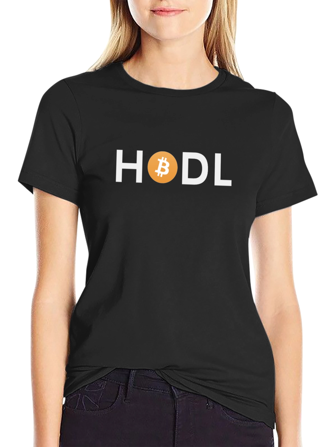 HODL Bitcoin Crypto T-Shirt - Black