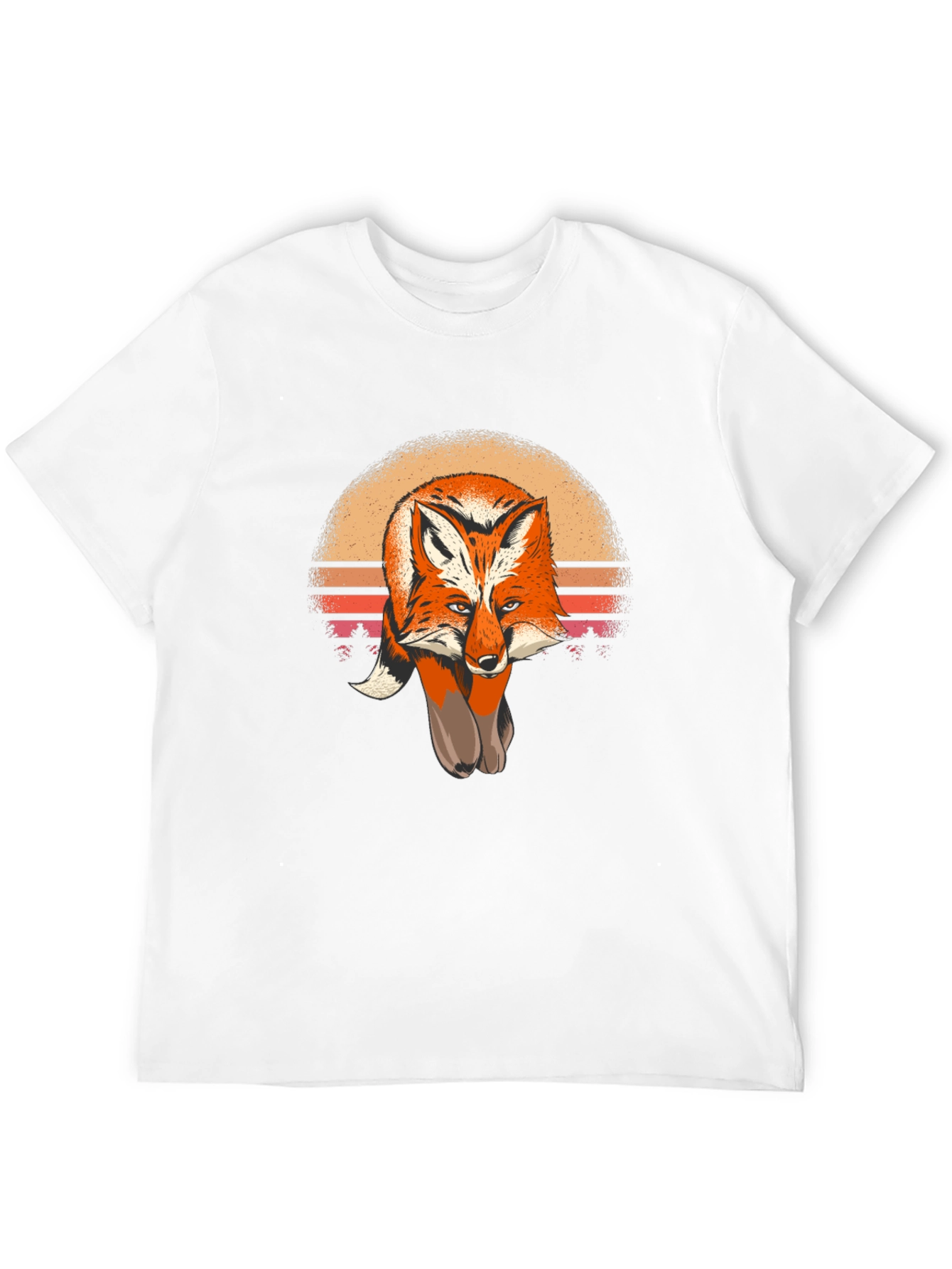 Fox Sunset Graphic Tee - Unisex Soft Cotton