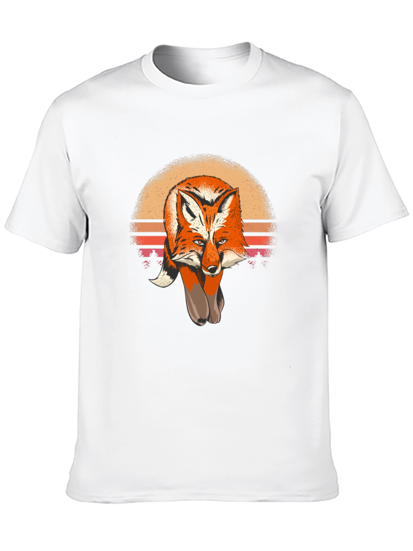Fox Sunset Graphic Tee - Unisex Soft Cotton