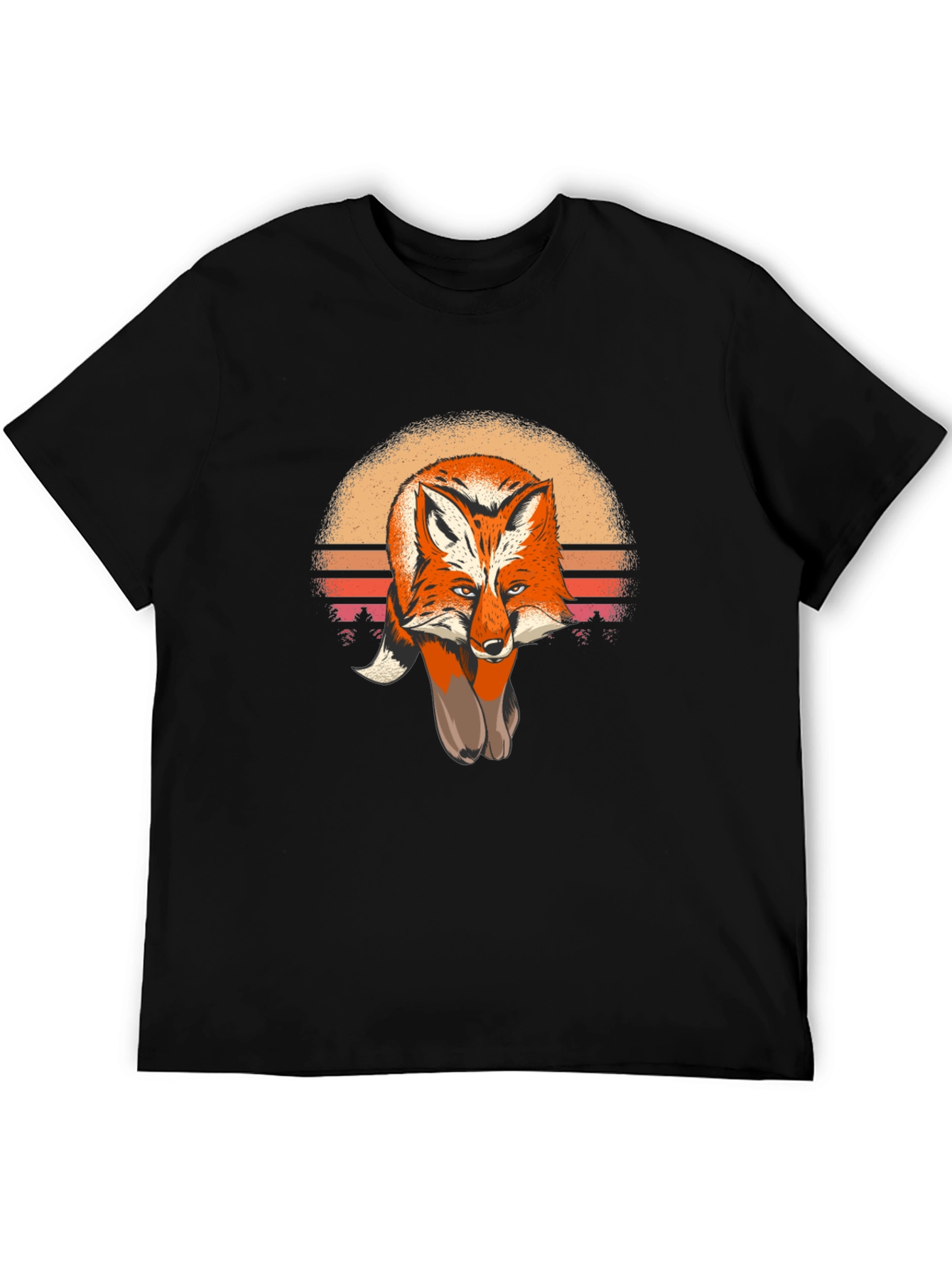 Fox Sunset Graphic Tee - Unisex Soft Cotton