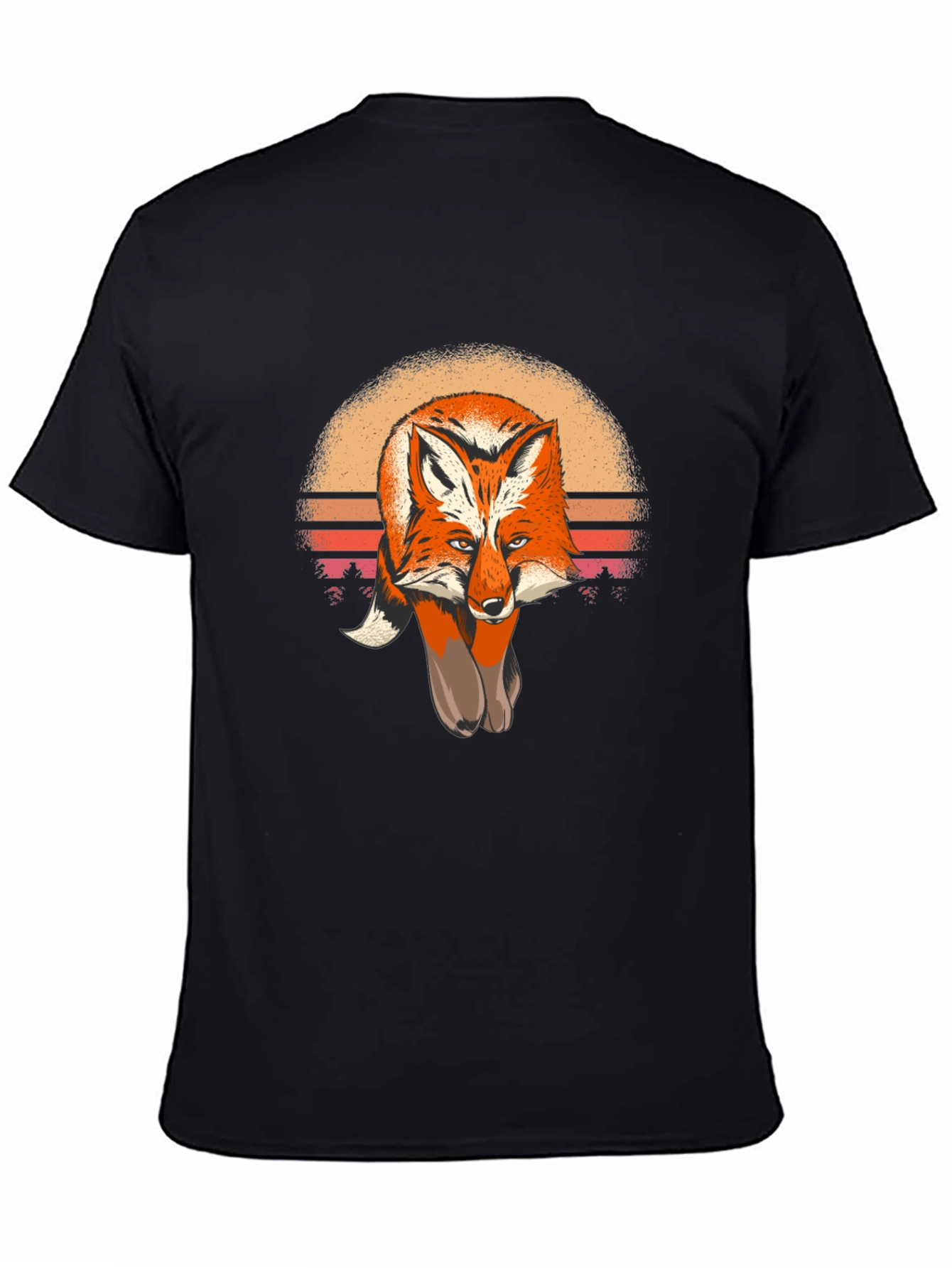 Fox Sunset Graphic Tee - Unisex Soft Cotton