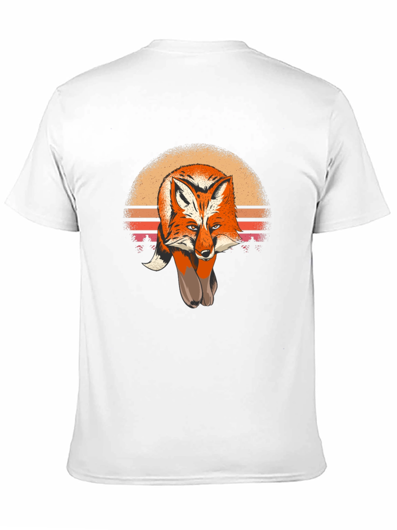 Fox Sunset Graphic Tee - Unisex Soft Cotton