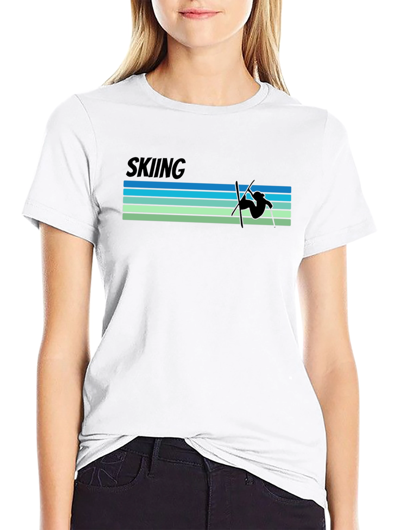 Retro Skiing T-Shirt