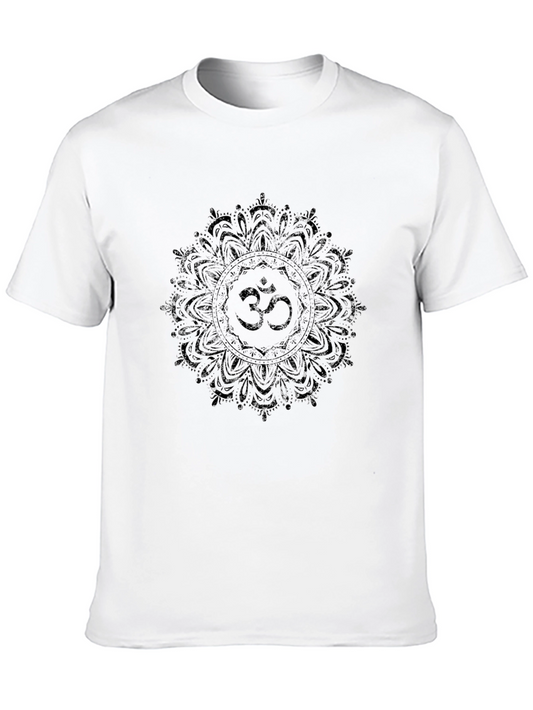 Om Mandala Black T-Shirt - Spiritual Graphic Tee