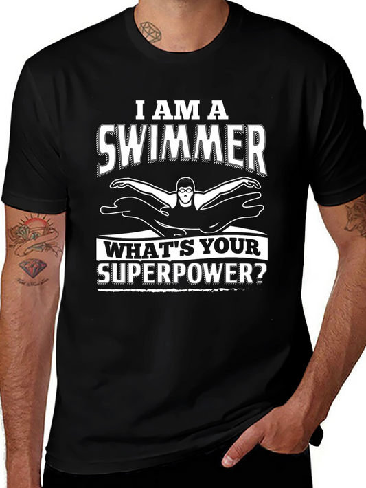 I Am A Swimmer Superpower T-Shirt