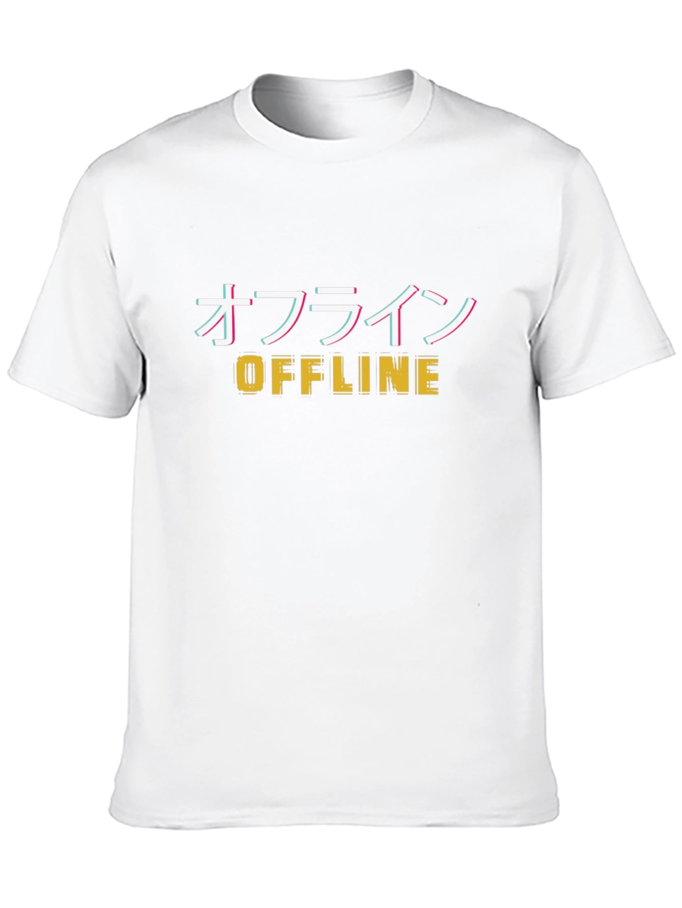 Offline Graphic Tee - Black Cotton Blend