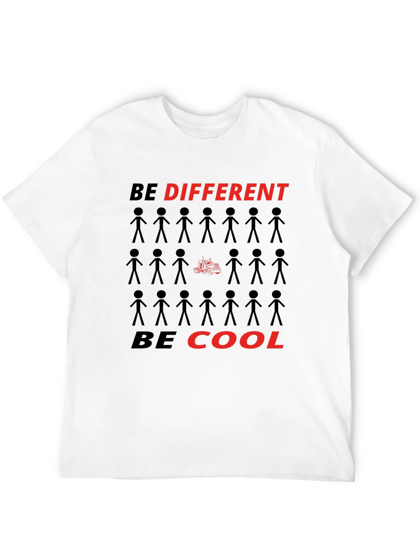 Be Different Be Cool Graphic T-Shirt