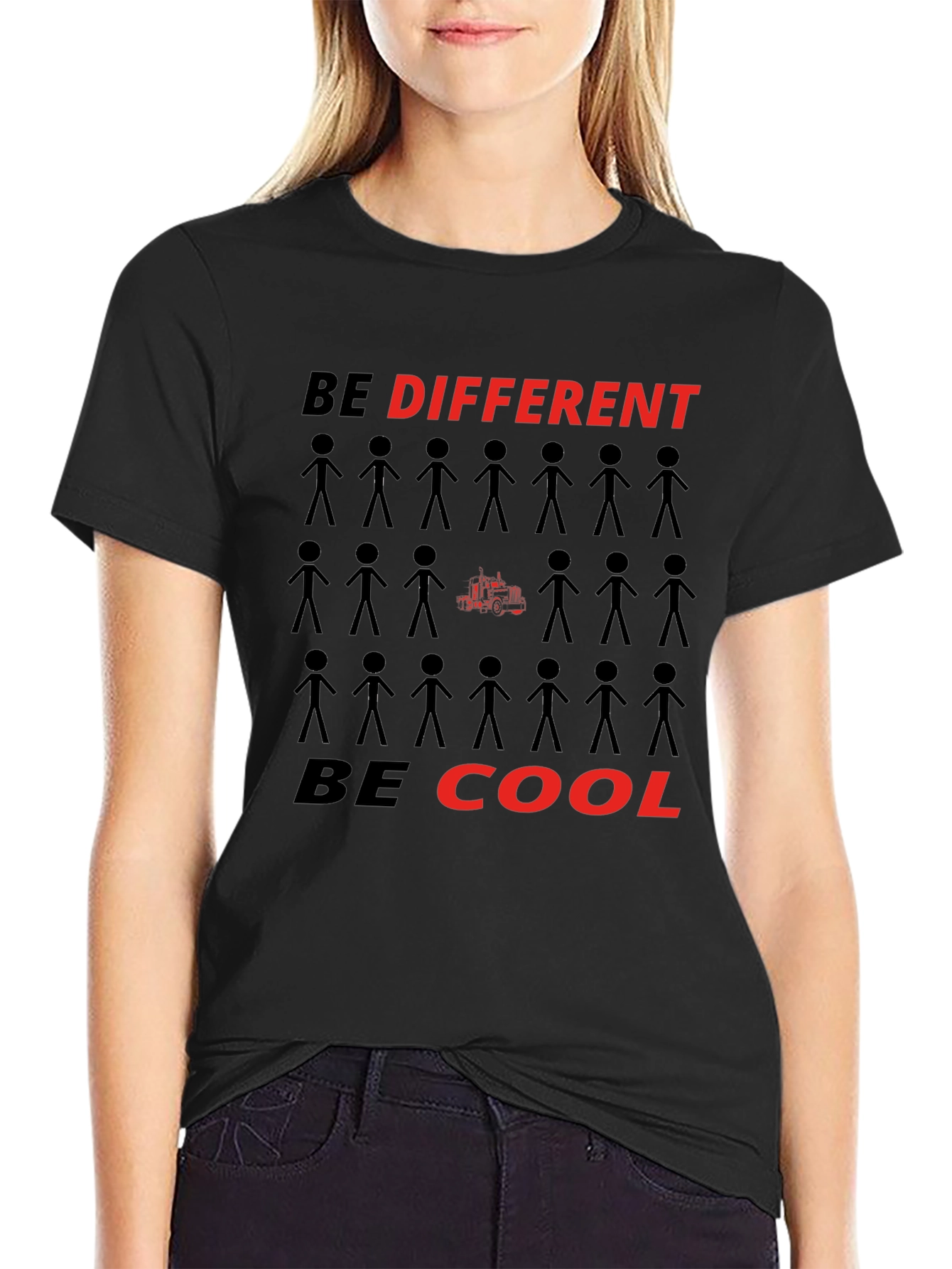 Be Different Be Cool Graphic T-Shirt