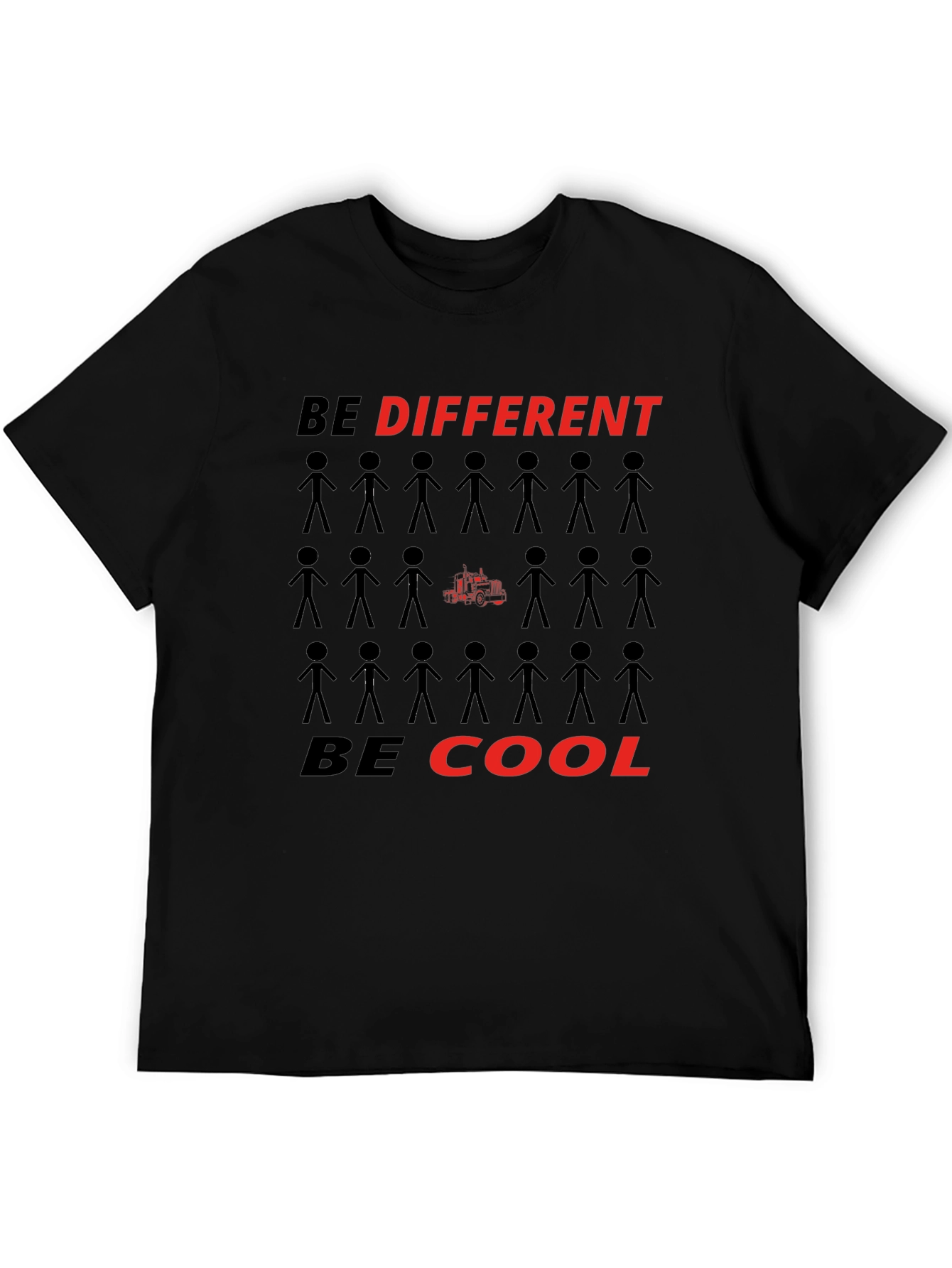 Be Different Be Cool Graphic T-Shirt