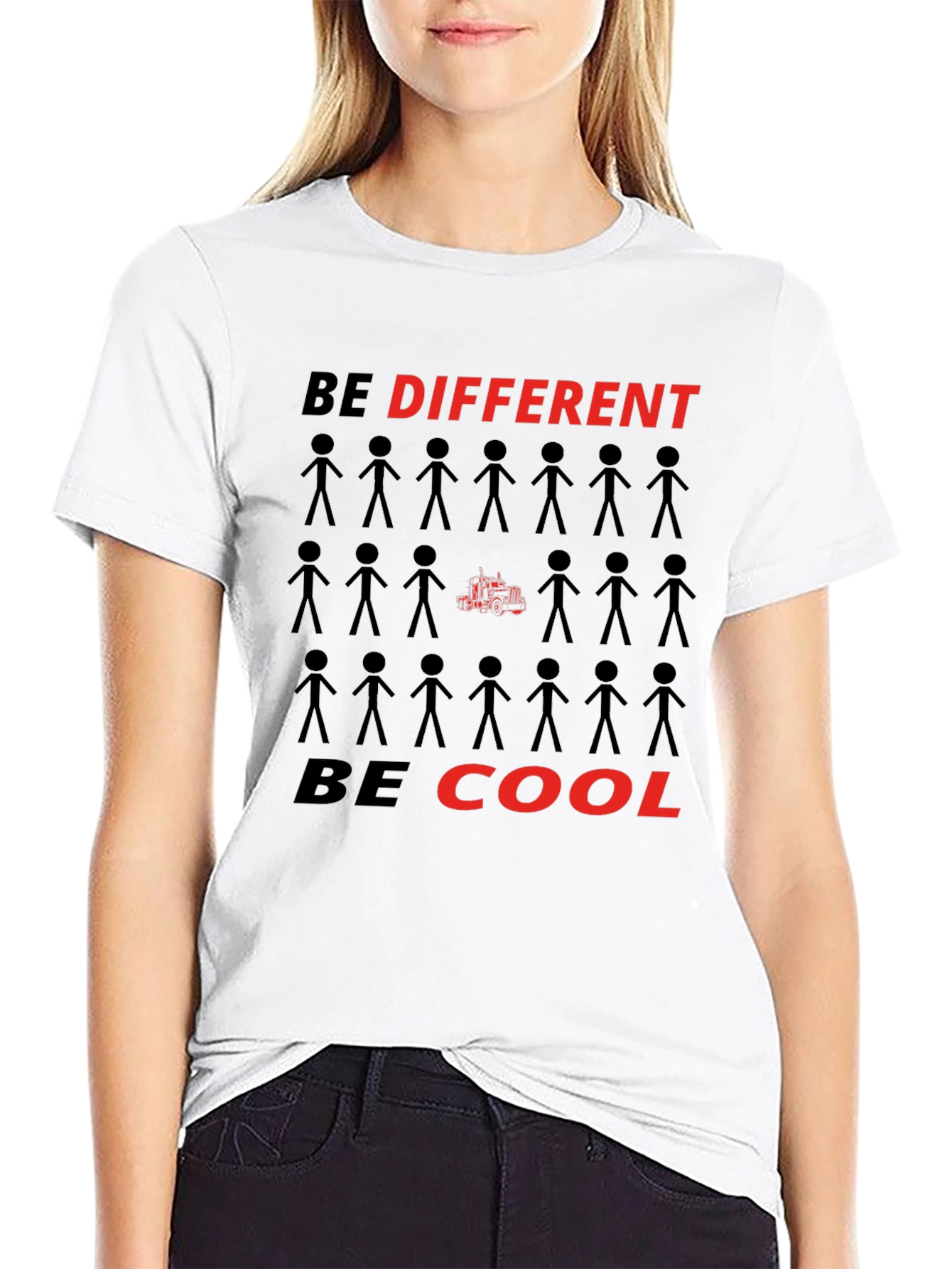 Be Different Be Cool Graphic T-Shirt
