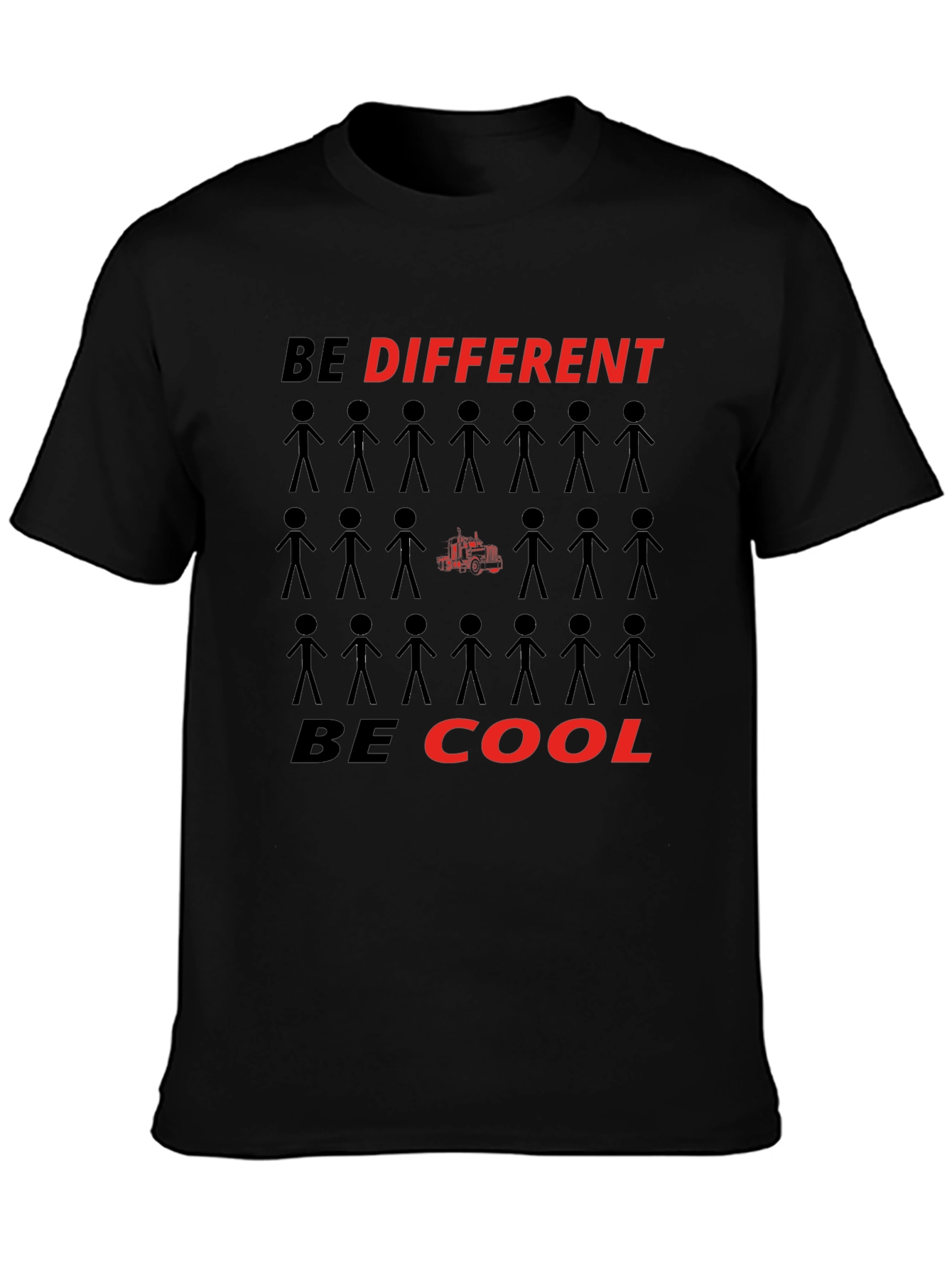 Be Different Be Cool Graphic T-Shirt
