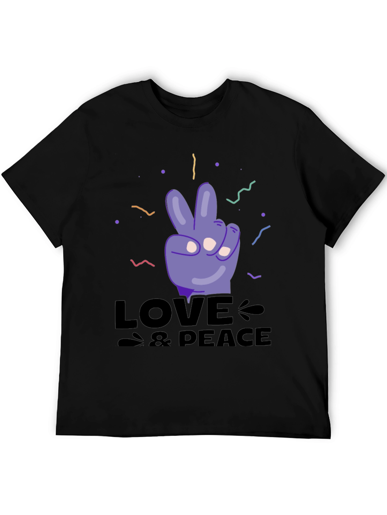 Love & Peace Graphic T-Shirt - Stylish Comfort
