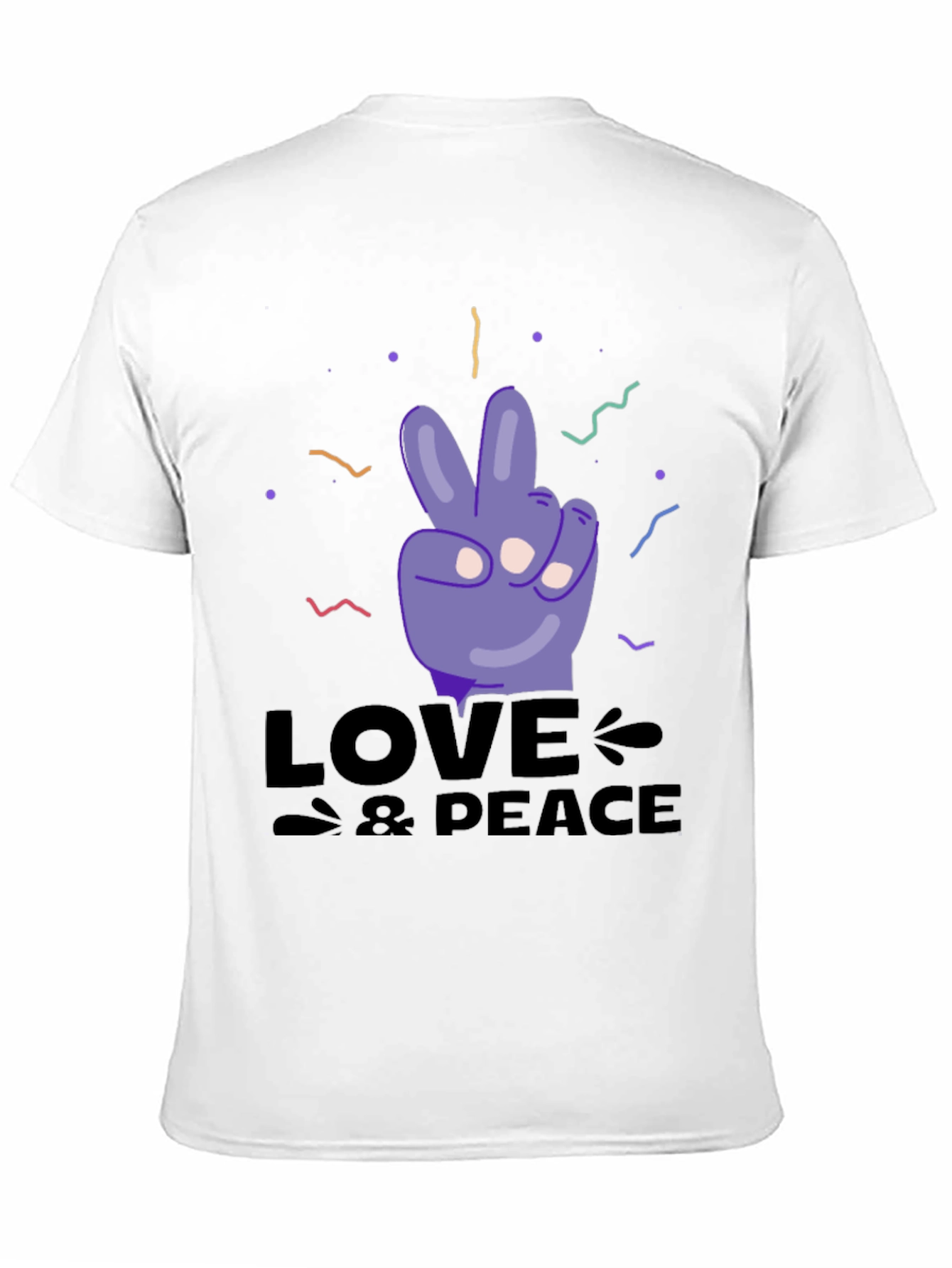 Love & Peace Graphic T-Shirt - Stylish Comfort