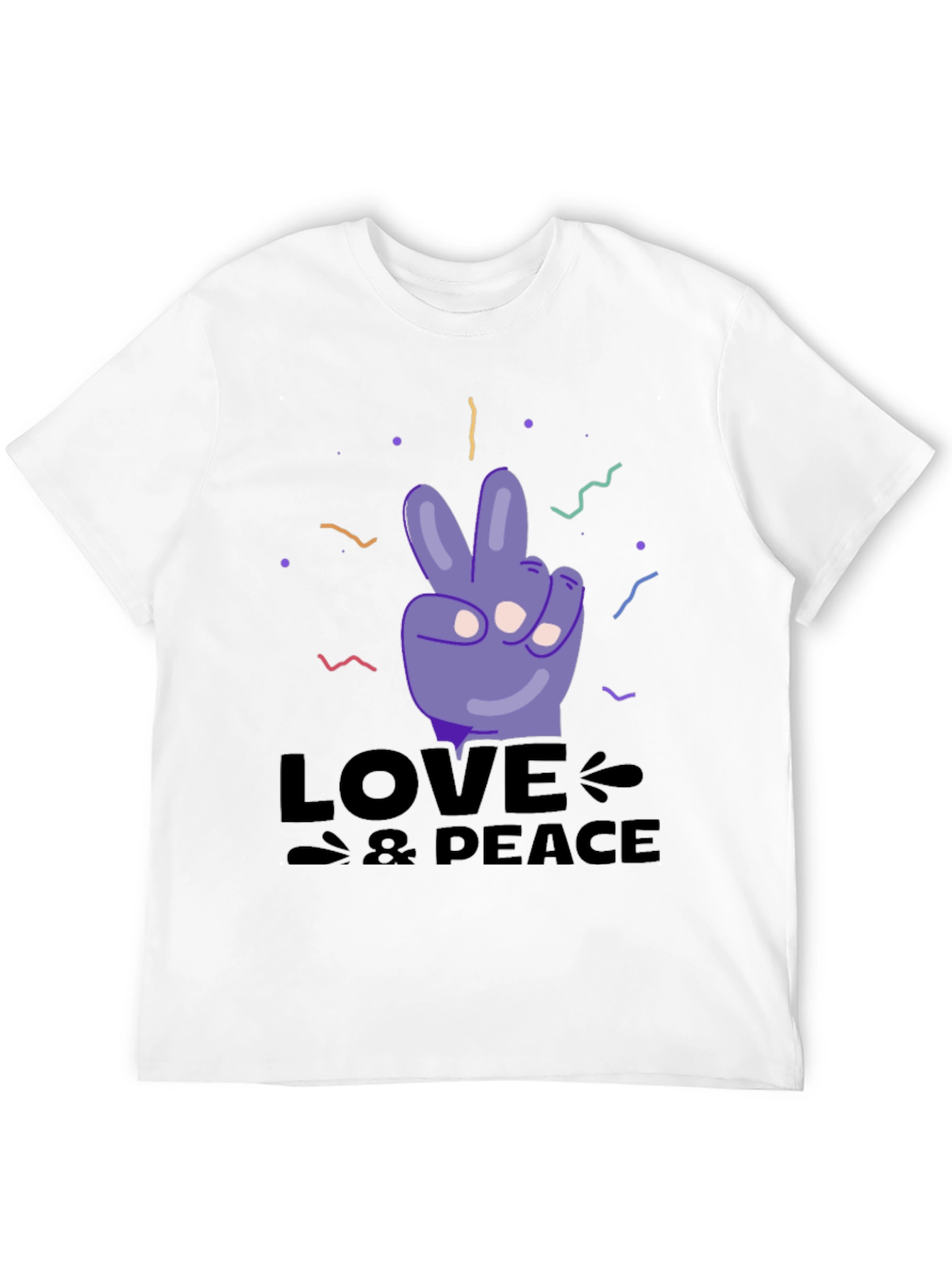 Love & Peace Graphic T-Shirt - Stylish Comfort