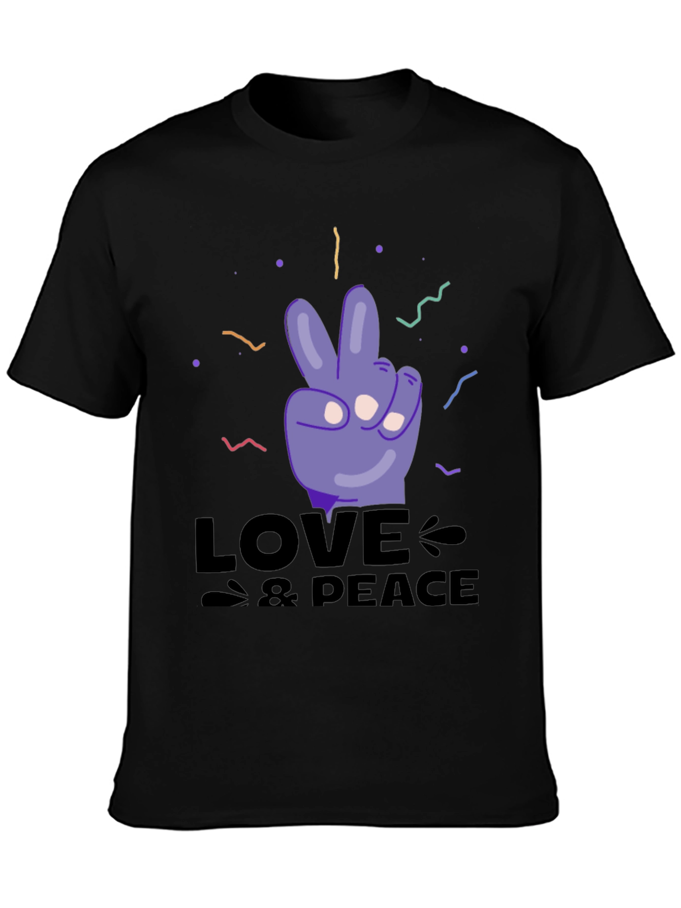 Love & Peace Graphic T-Shirt - Stylish Comfort
