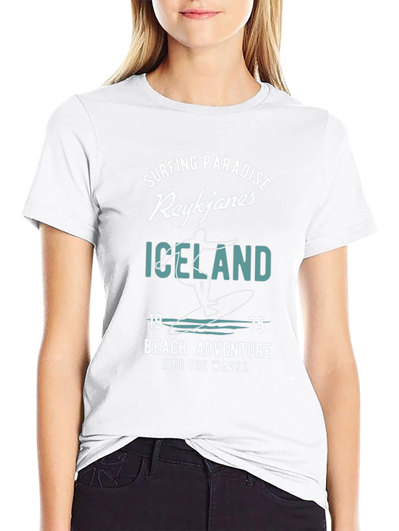 Reykjanes Iceland Surfing Adventure Tee