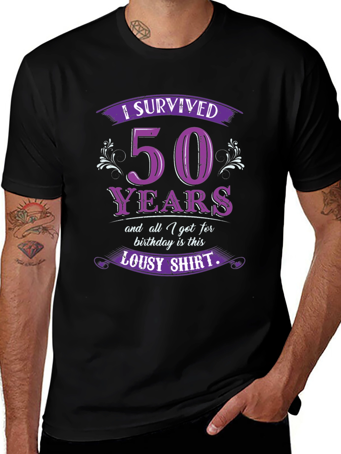 Funny 50th Birthday Survivor T-Shirt