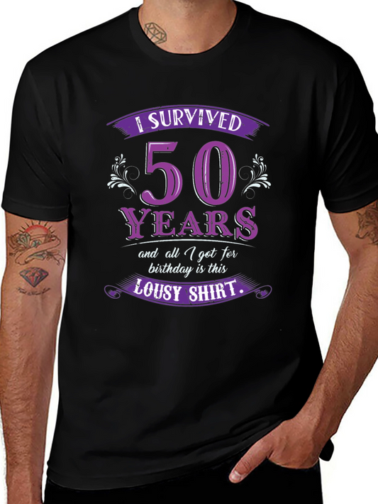 Funny 50th Birthday Survivor T-Shirt