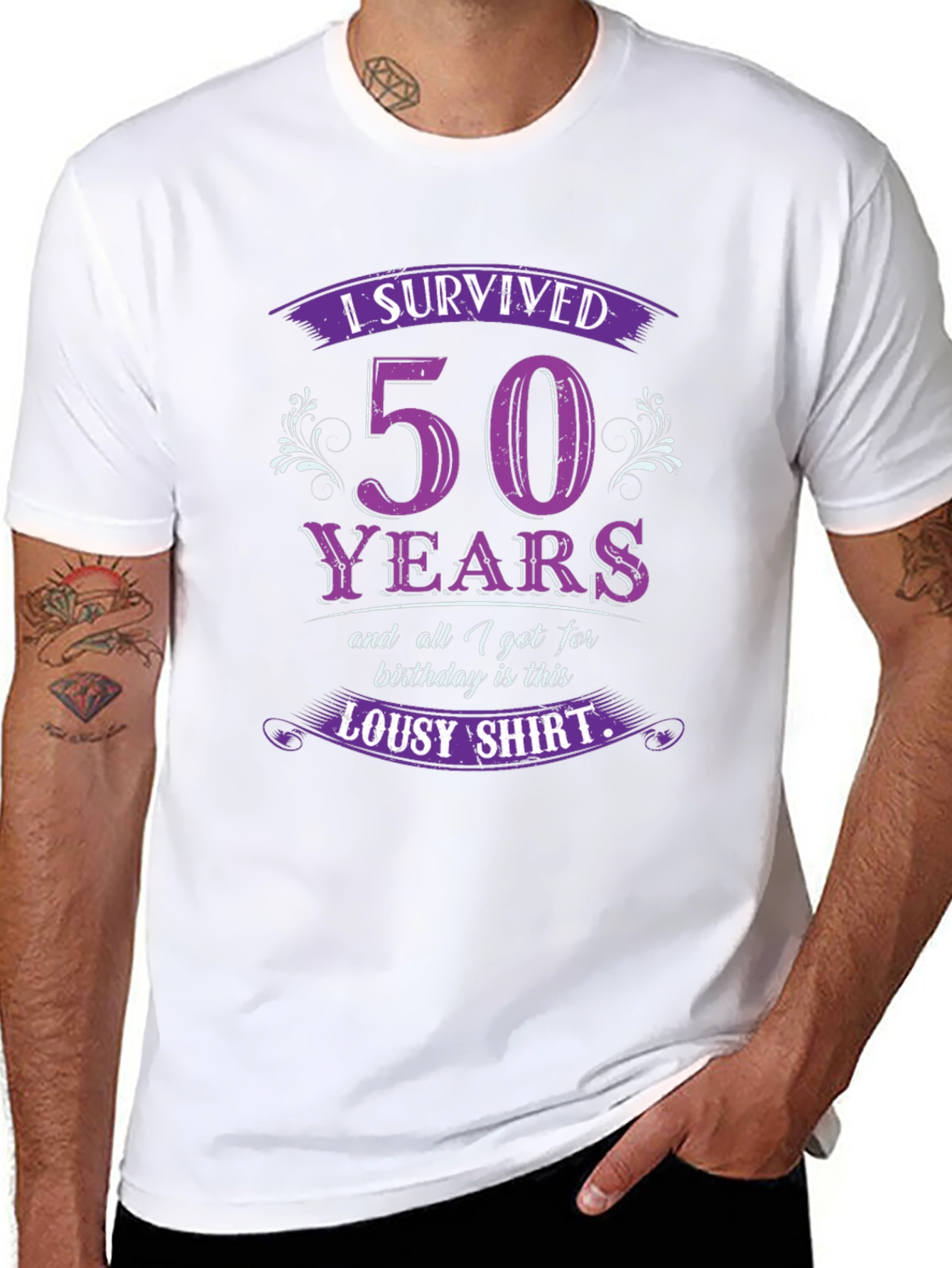 Funny 50th Birthday Survivor T-Shirt