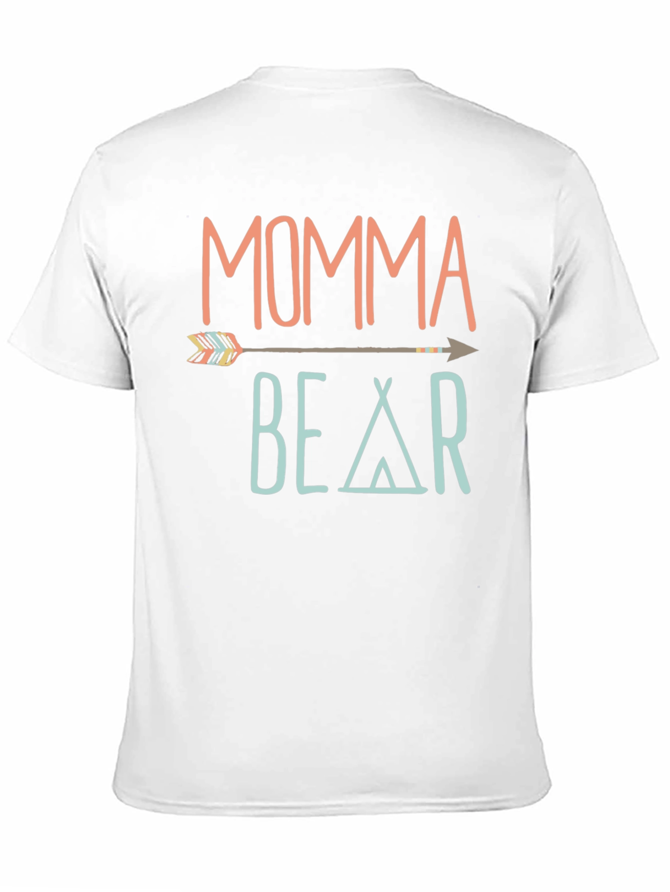 Momma Bear Graphic T-Shirt - Trendy Casual Tee