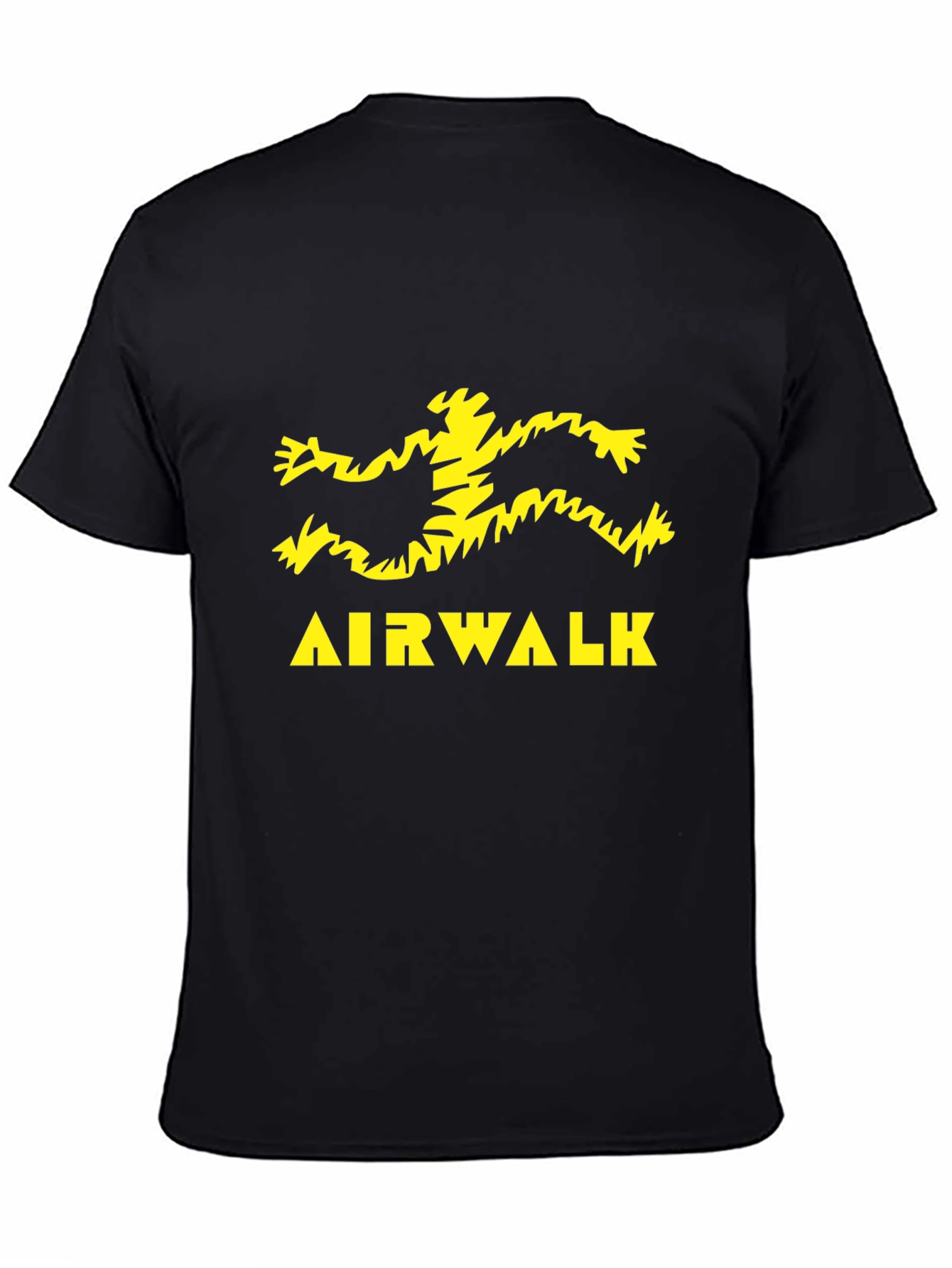 Retro Airwalk Logo Black T-Shirt