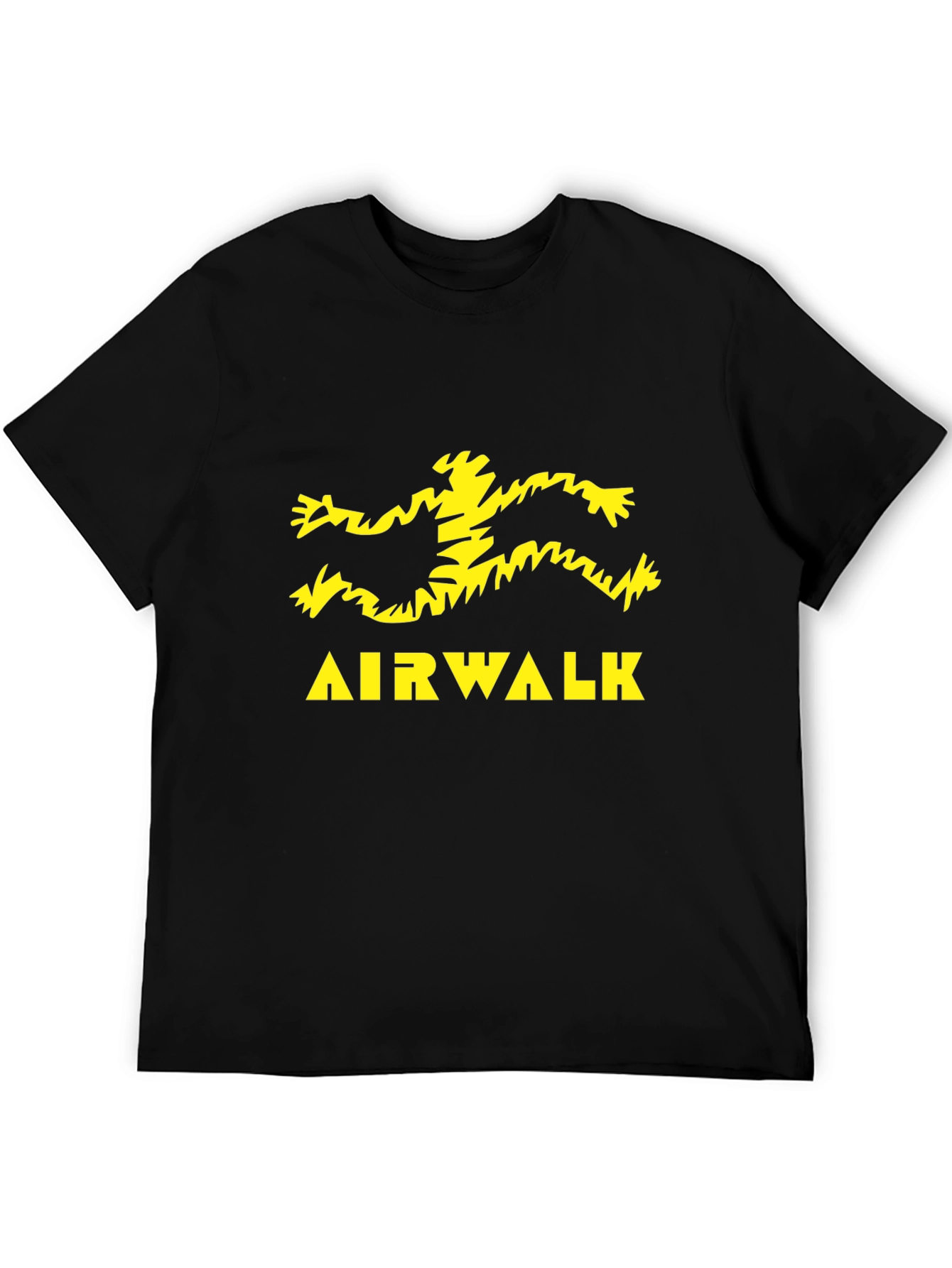 Retro Airwalk Logo Black T-Shirt