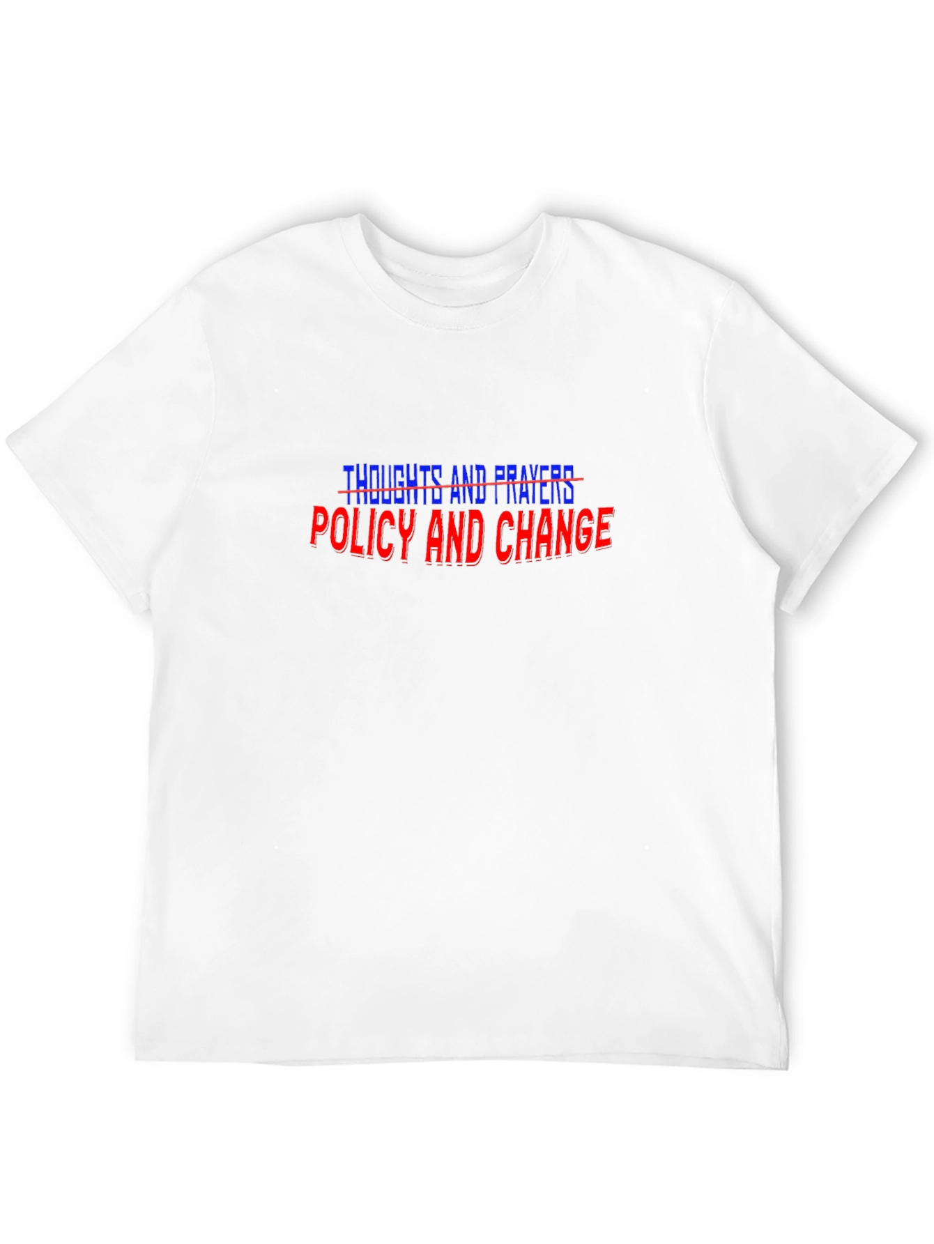 Policy and Change T-Shirt - Black Graphic Tee