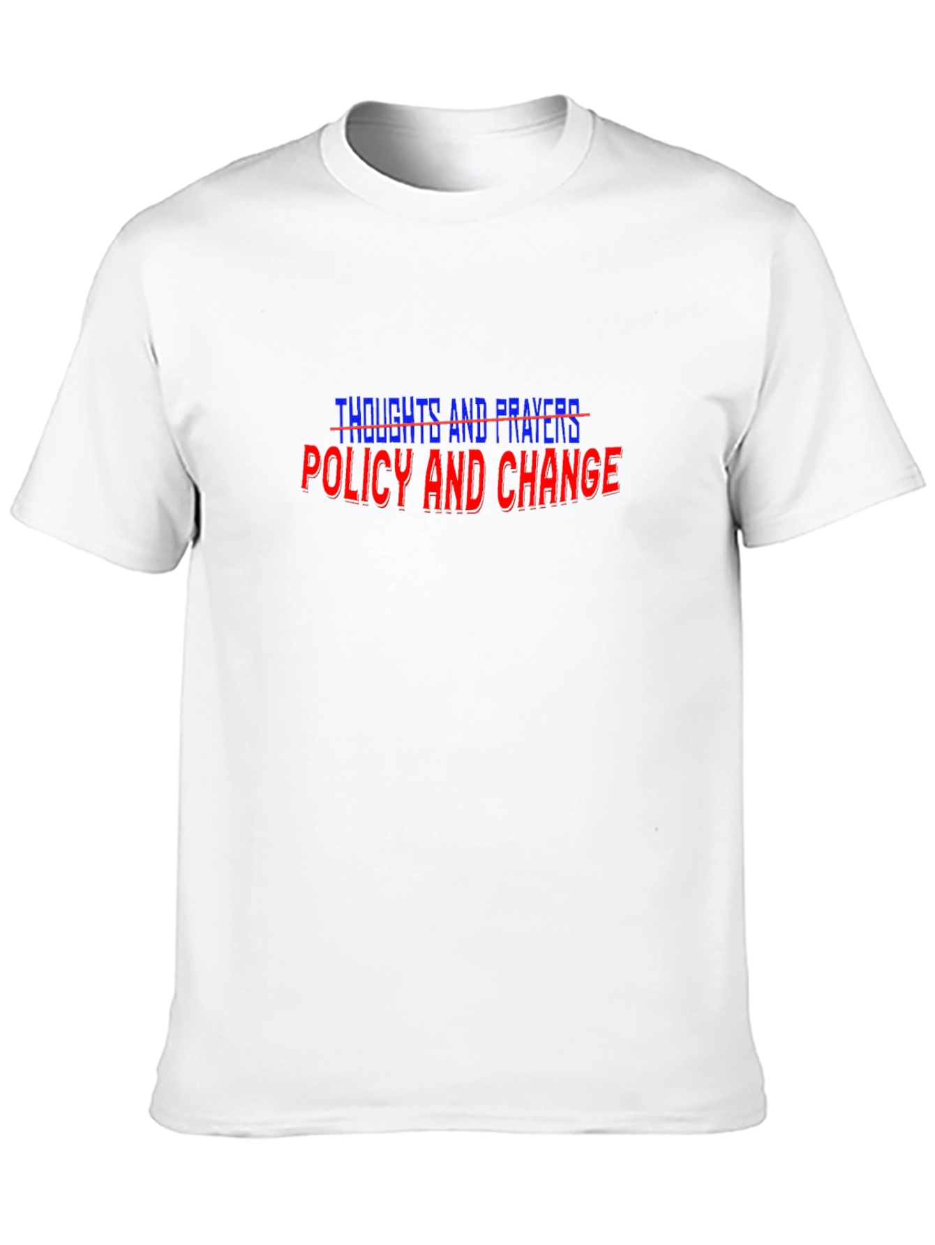 Policy and Change T-Shirt - Black Graphic Tee