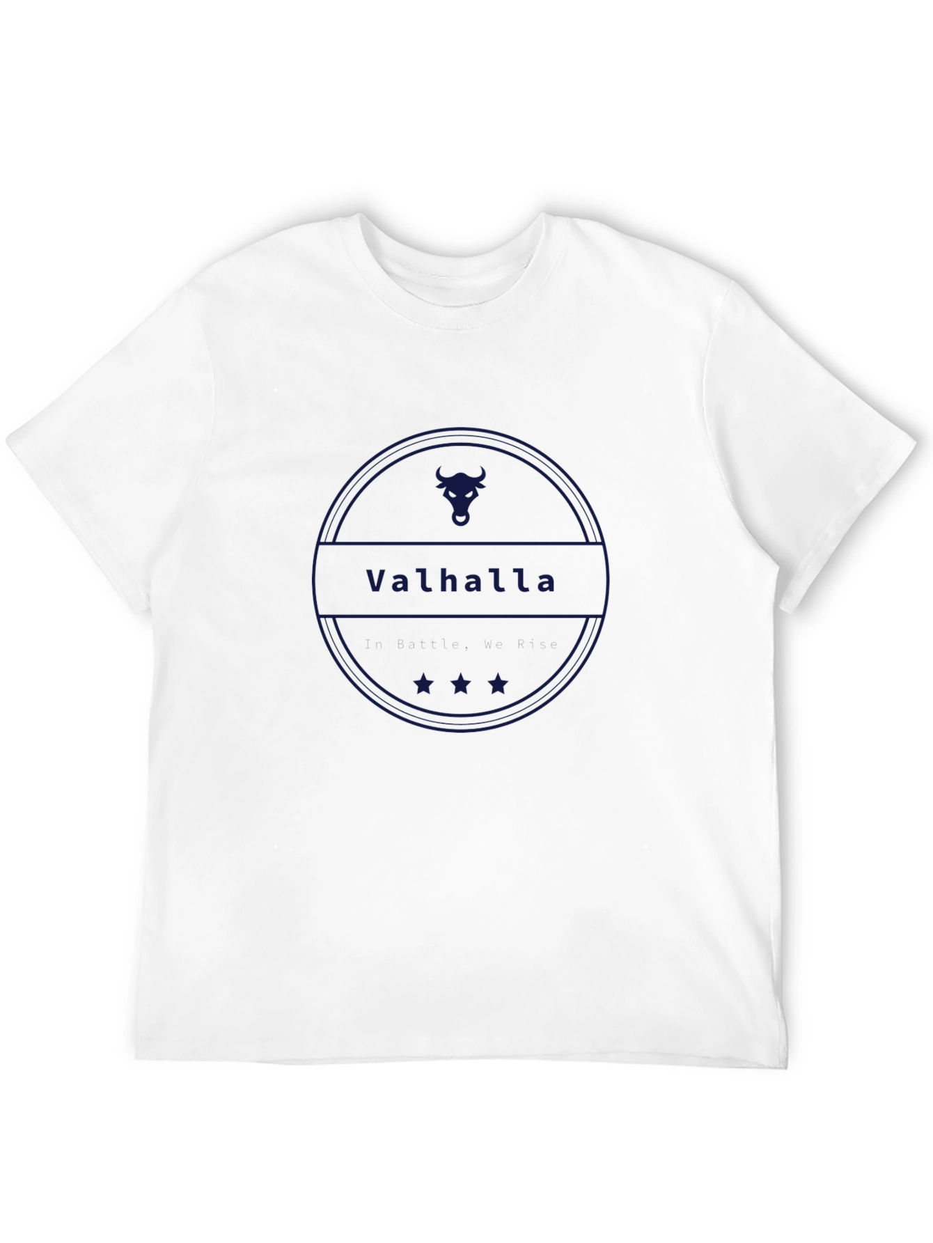 Valhalla Viking Graphic Tee - Black