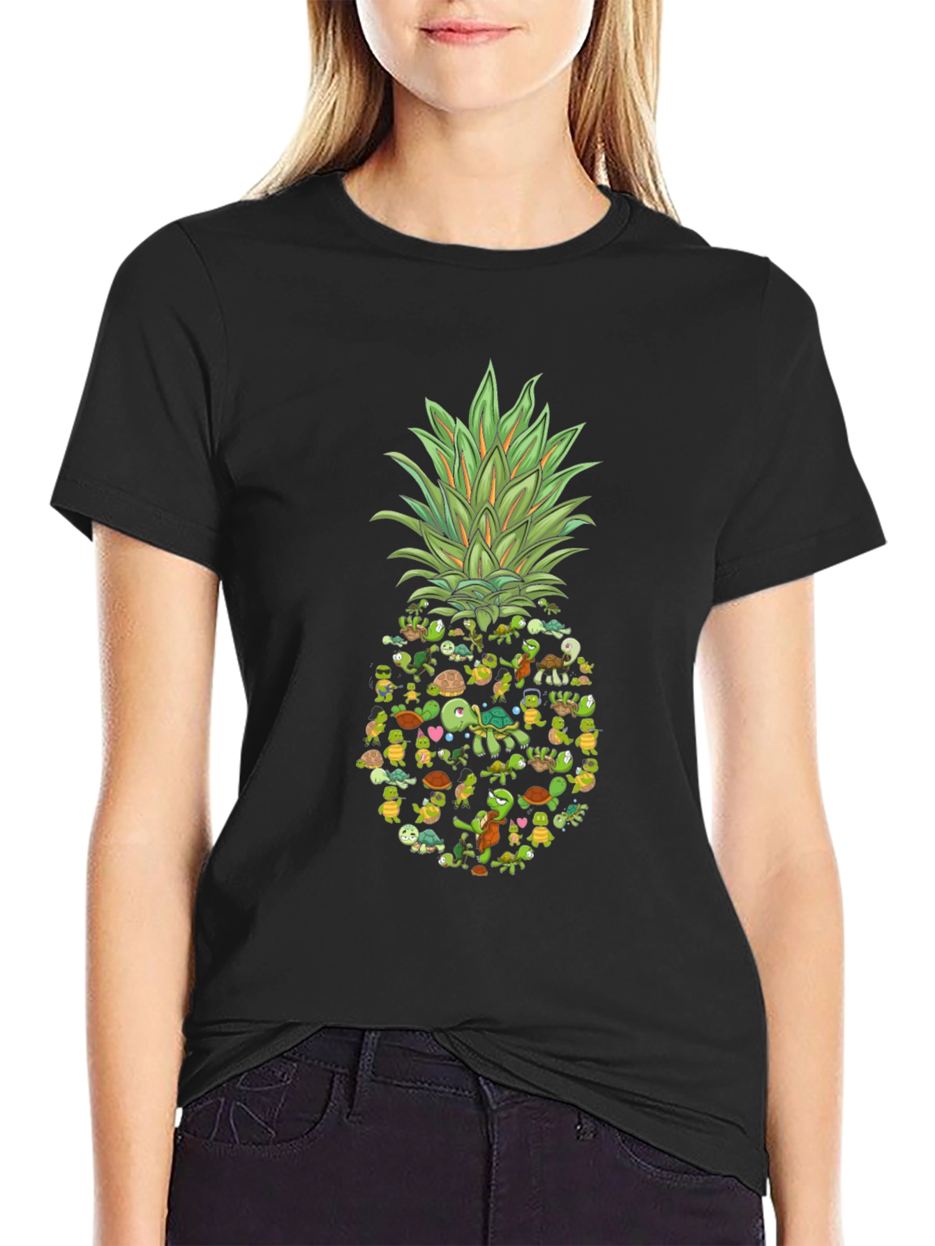 Turtle Pineapple Graphic Tee