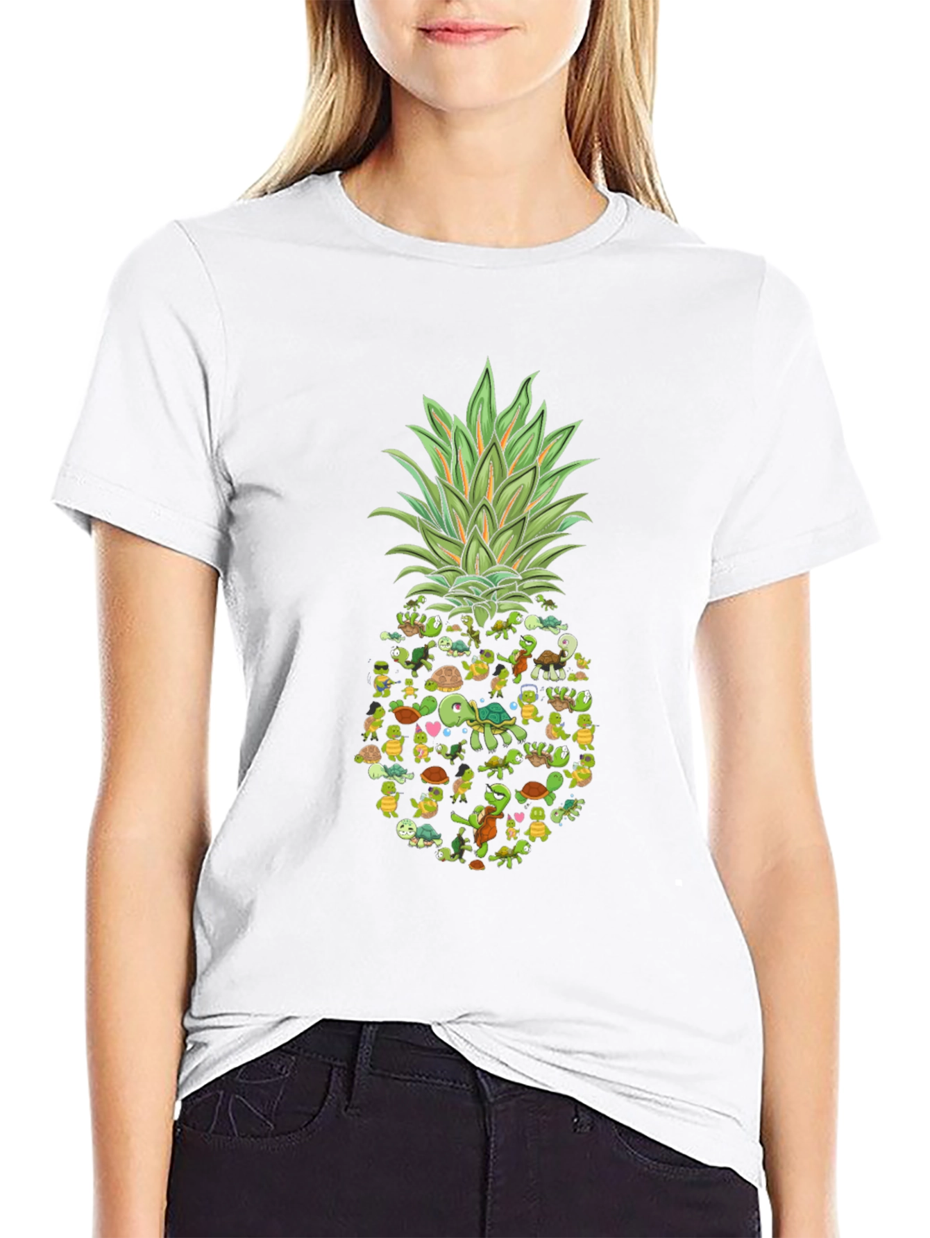 Turtle Pineapple Graphic Tee