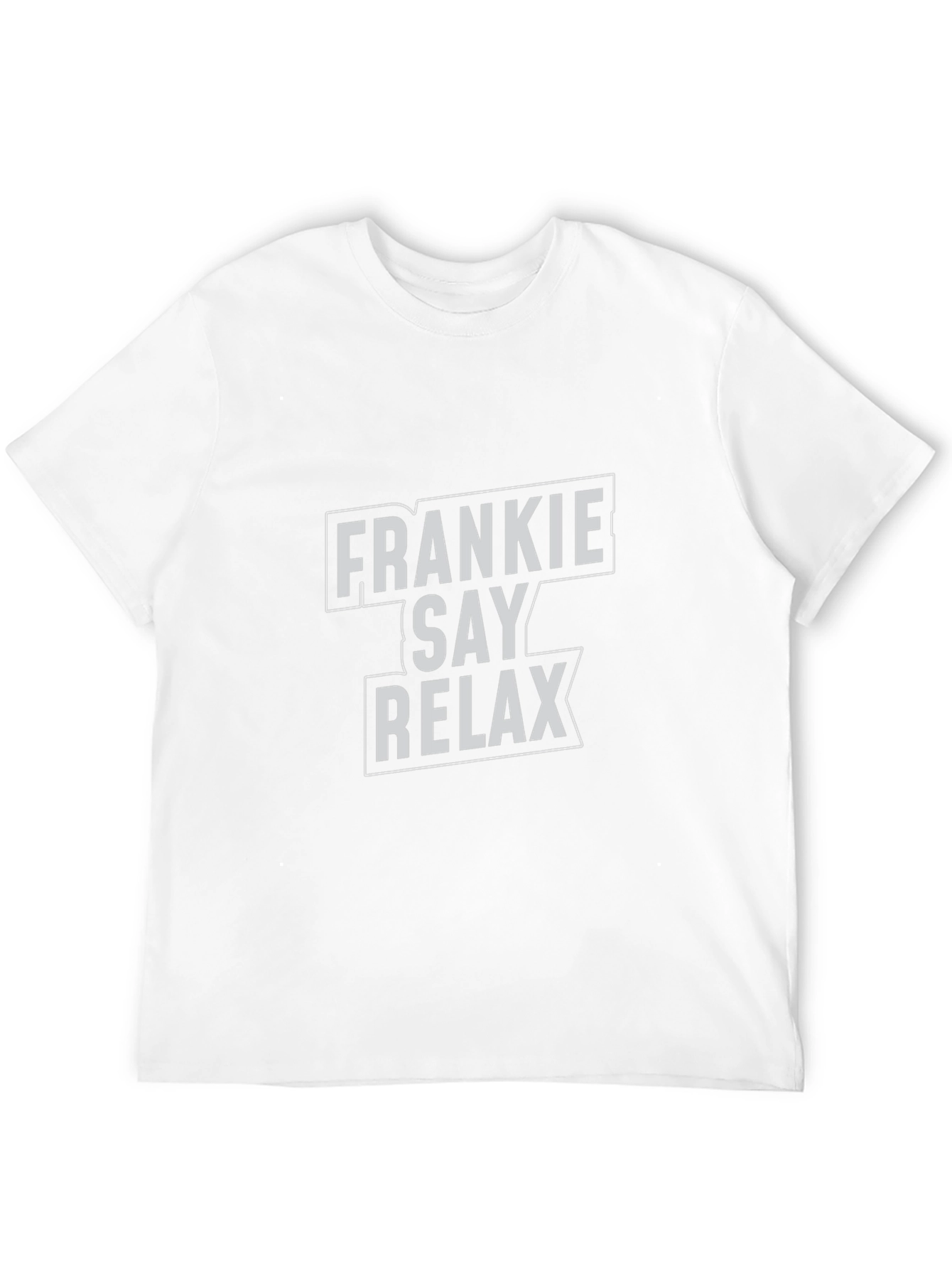 Frankie Say Relax Graphic Print Black T-Shirt