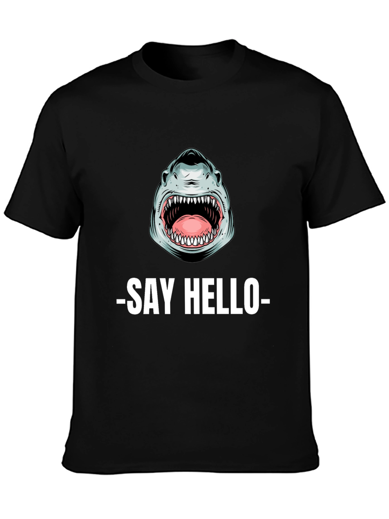 Shark Say Hello Graphic T-Shirt