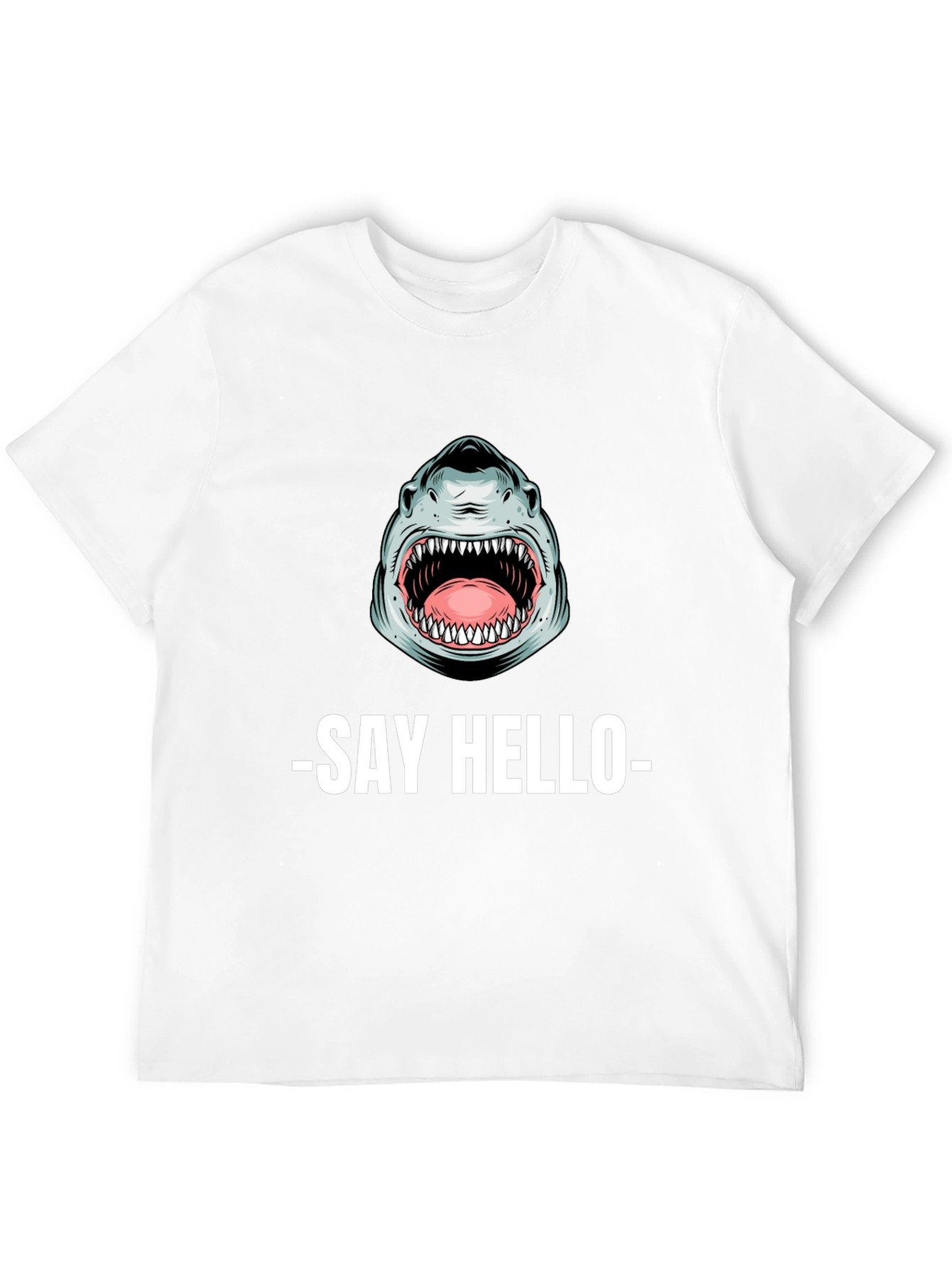 Shark Say Hello Graphic T-Shirt