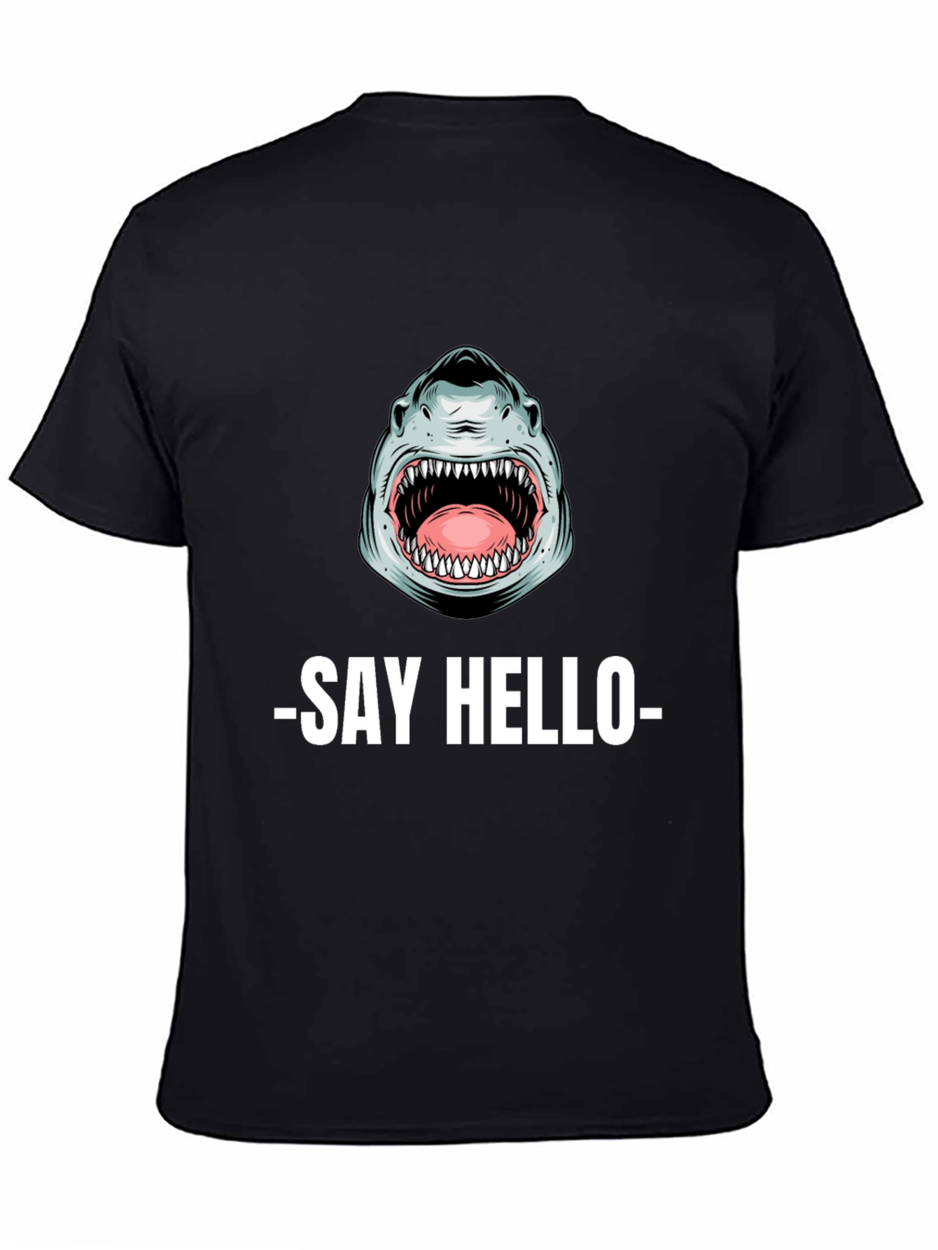 Shark Say Hello Graphic T-Shirt