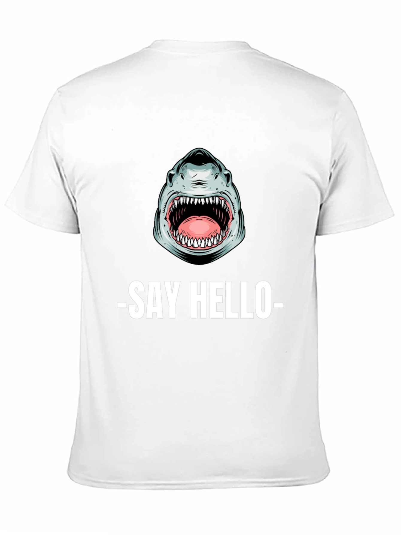 Shark Say Hello Graphic T-Shirt