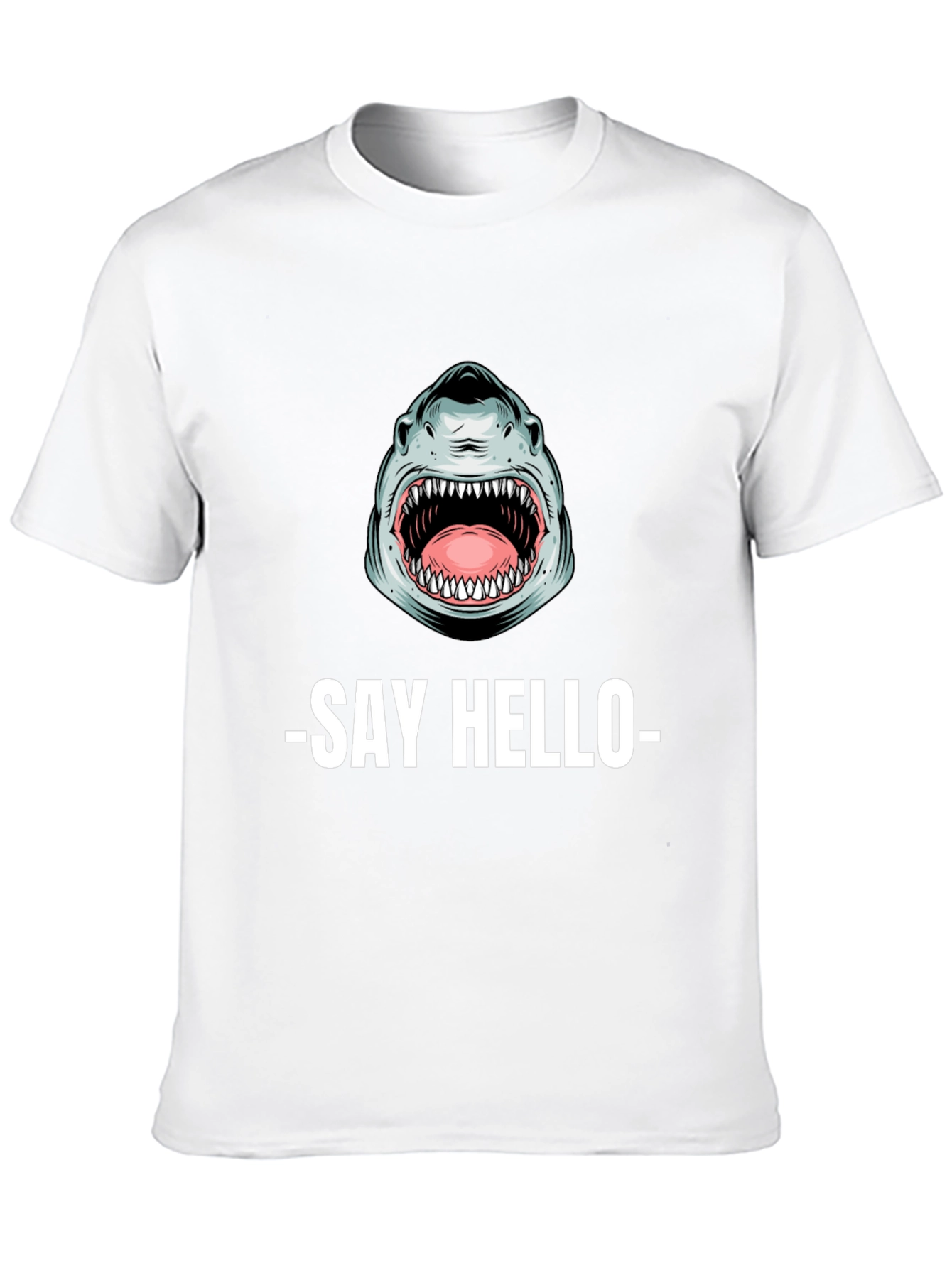 Shark Say Hello Graphic T-Shirt