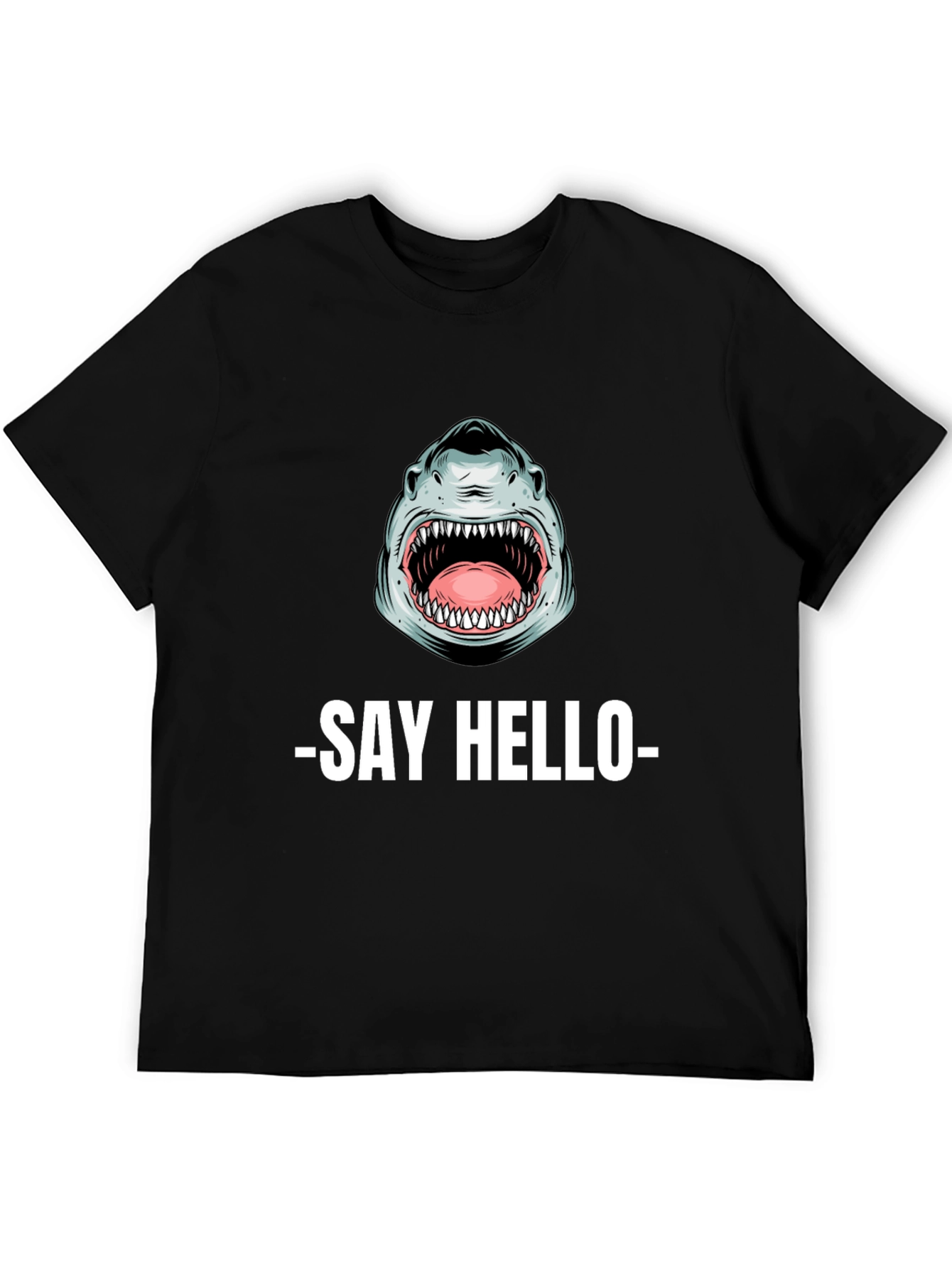 Shark Say Hello Graphic T-Shirt