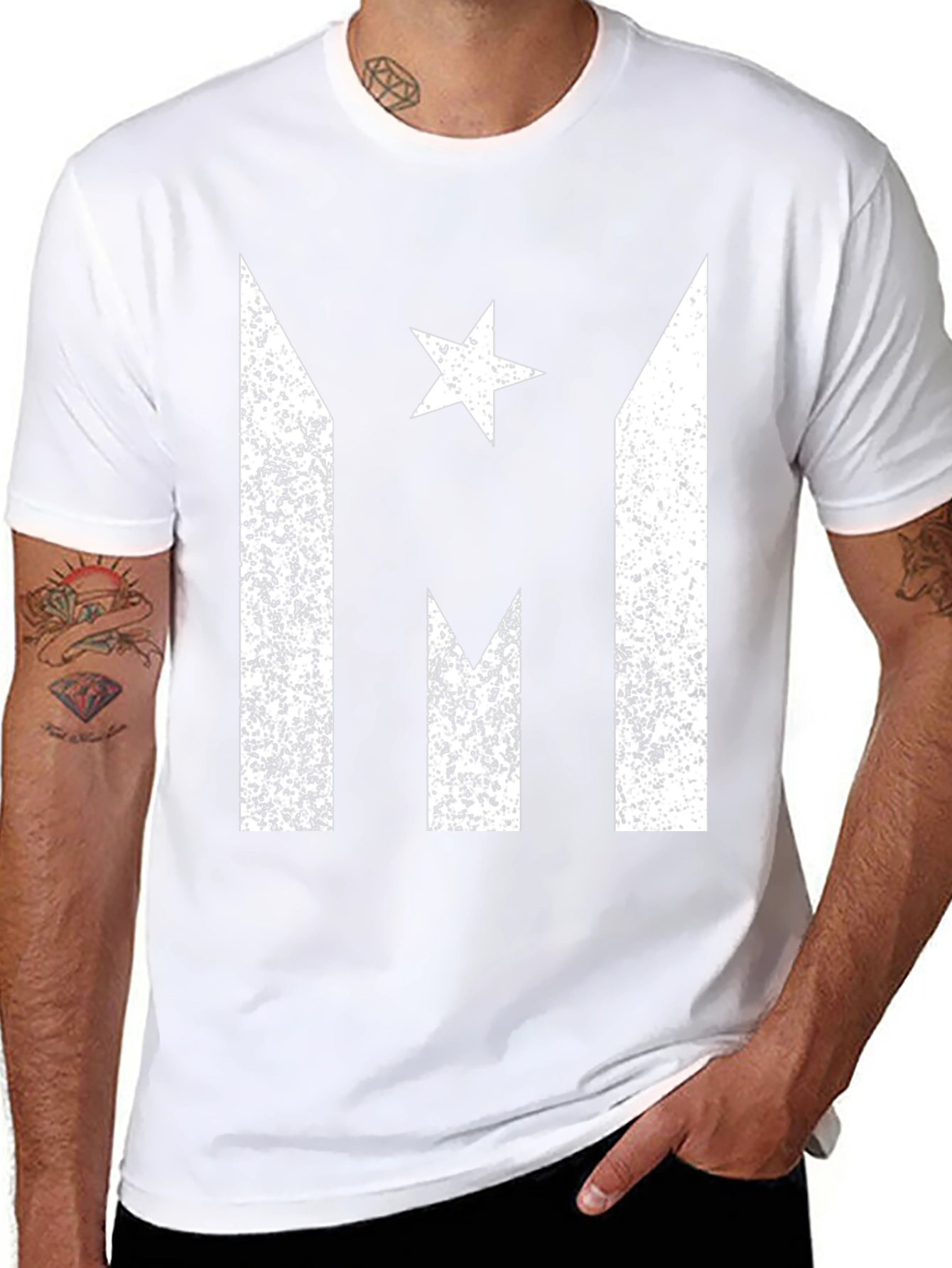 Puerto Rico Flag T-Shirt - Distressed Design