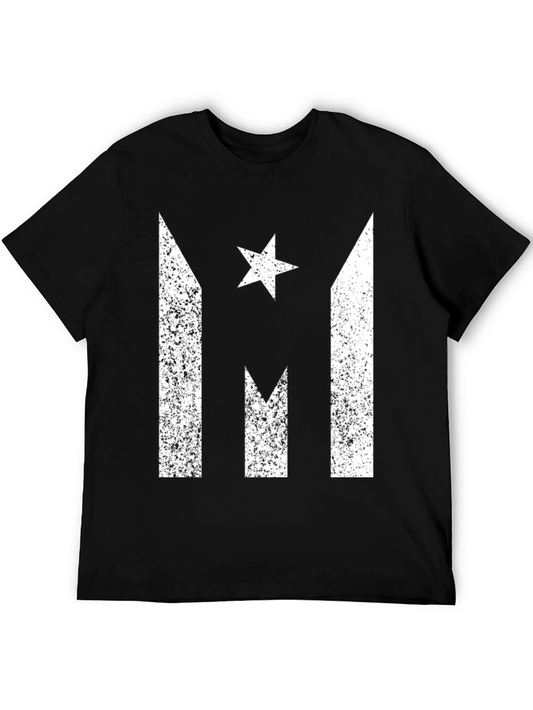 Puerto Rico Flag T-Shirt - Distressed Design