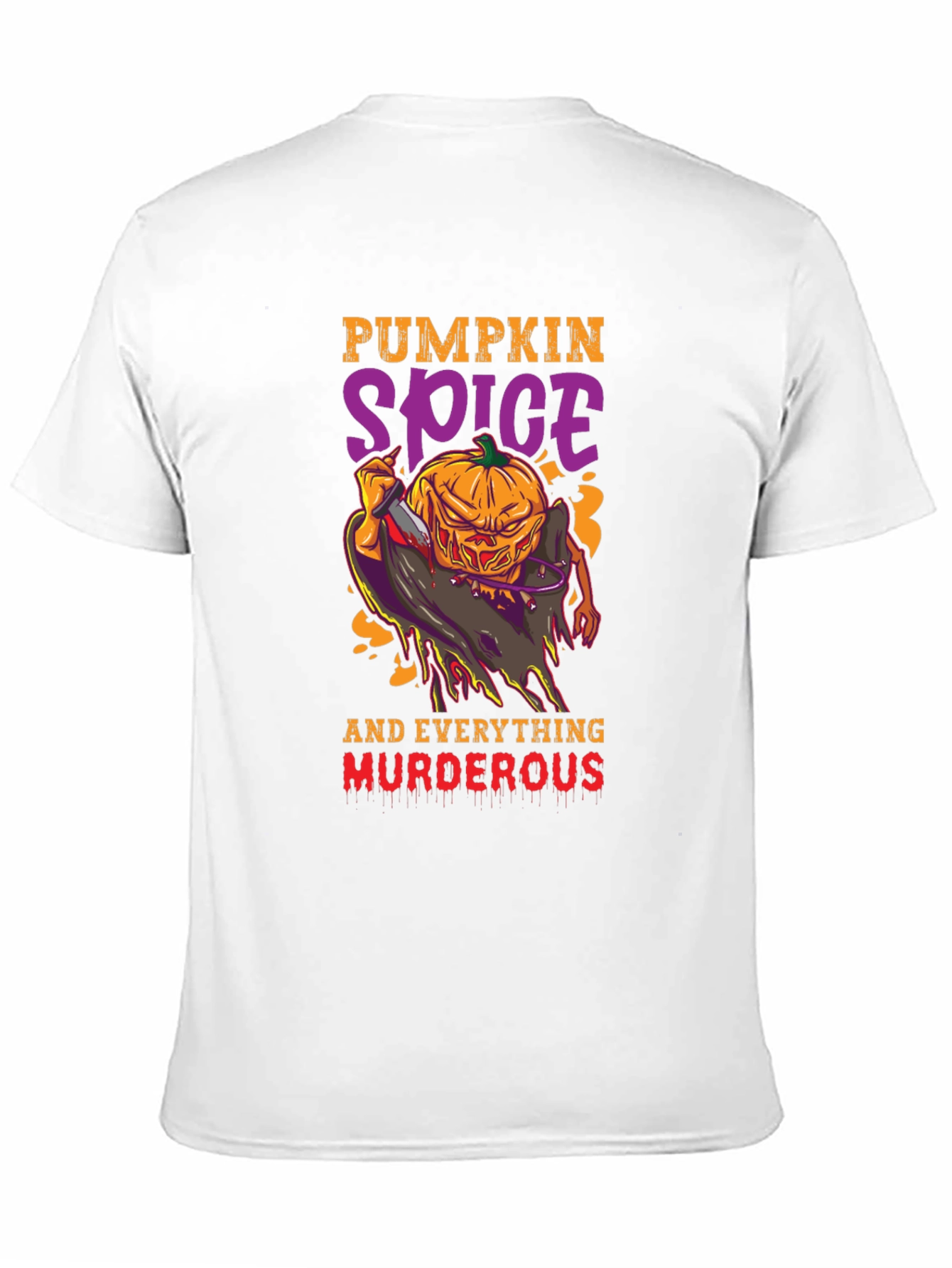 Pumpkin Spice Murder Halloween T-Shirt