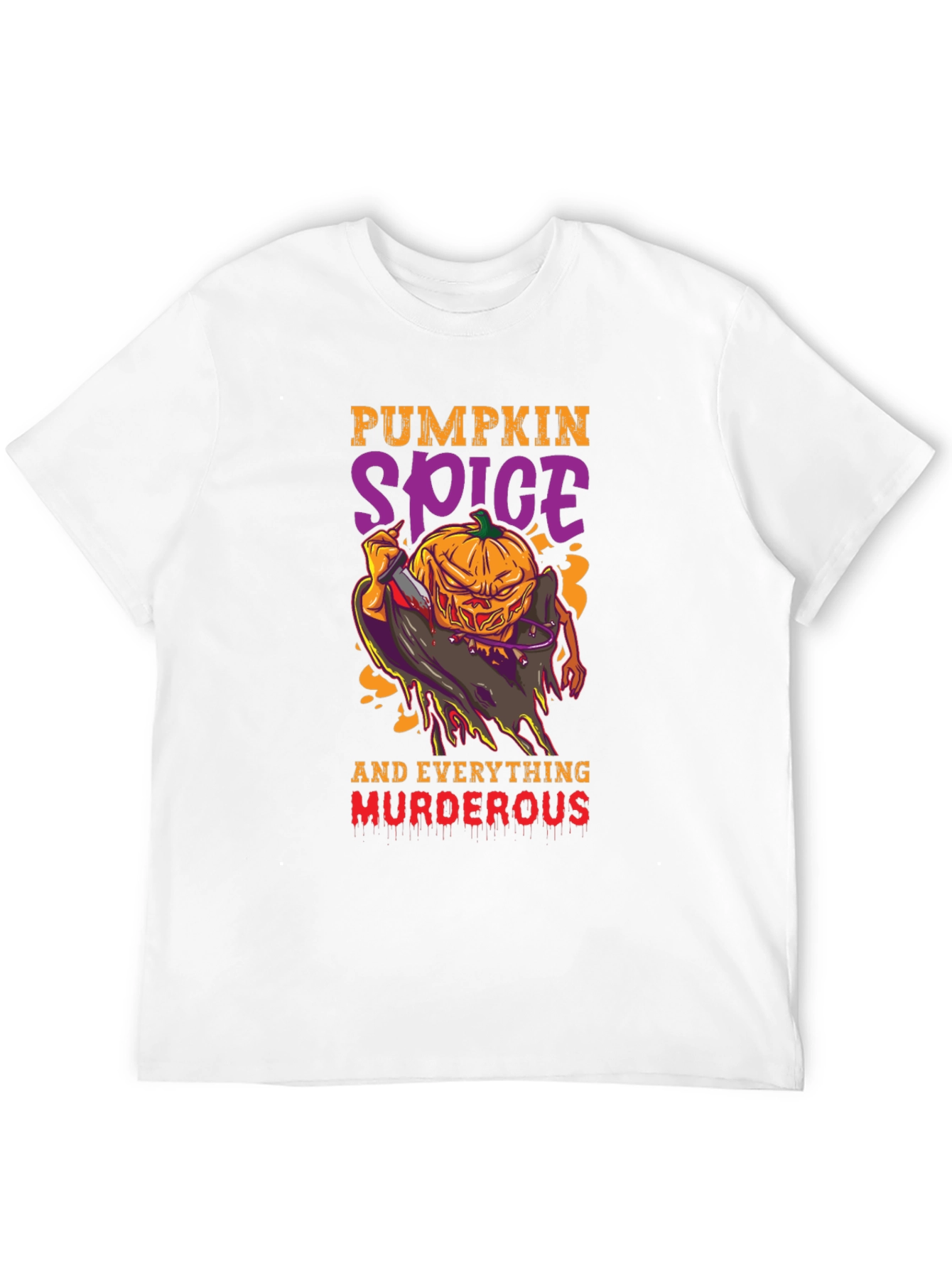 Pumpkin Spice Murder Halloween T-Shirt