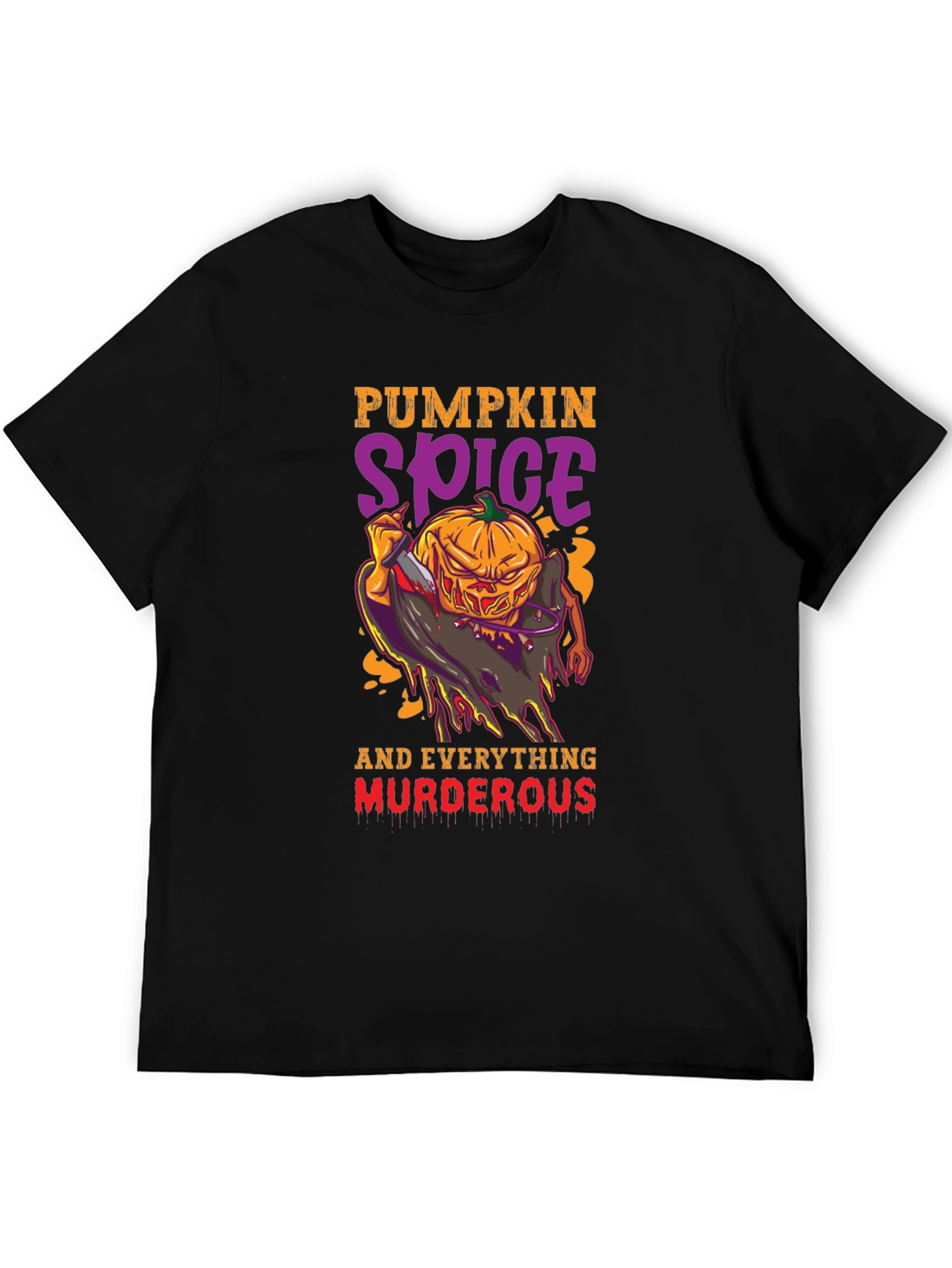 Pumpkin Spice Murder Halloween T-Shirt