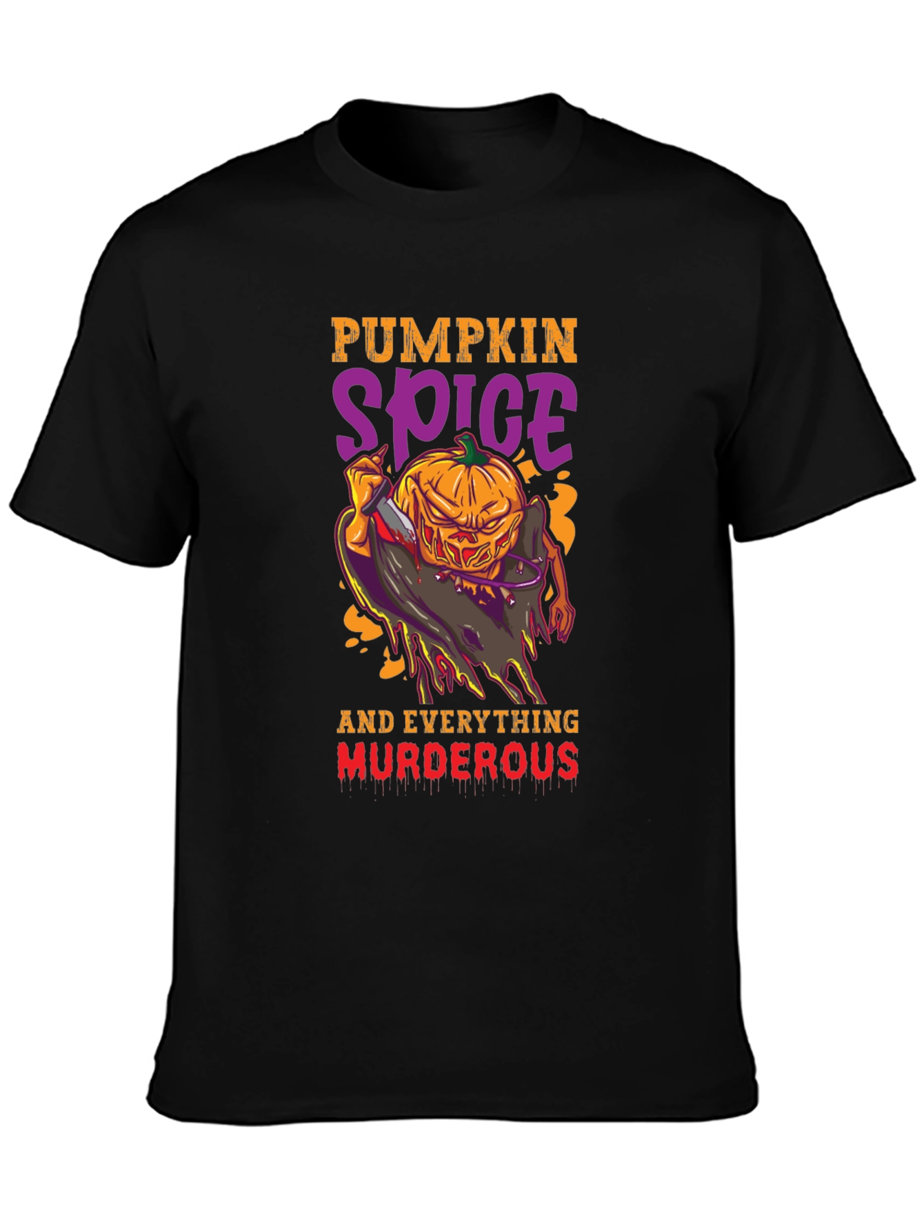 Pumpkin Spice Murder Halloween T-Shirt